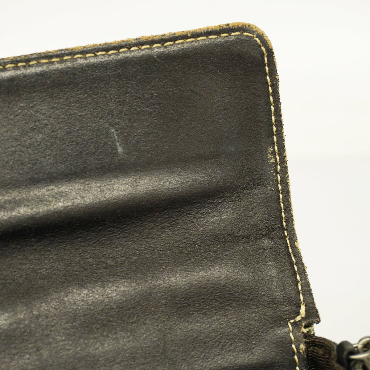 ChanelAuth  Chocolate Bar Chain Shoulder Women's Denim Shoulder Bag Blue