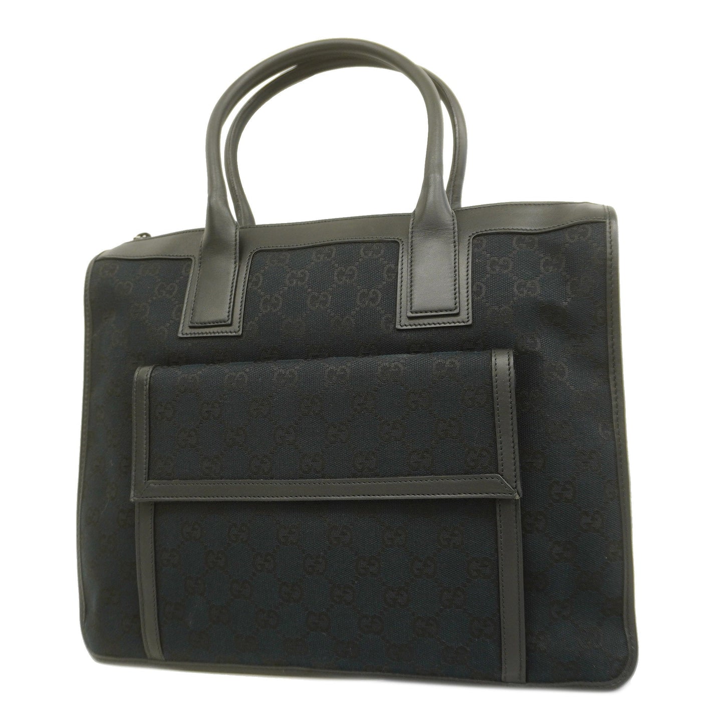 GUCCI  GG Canvas Tote Bag Sherry Women's GG Canvas Tote Bag Black,Navy