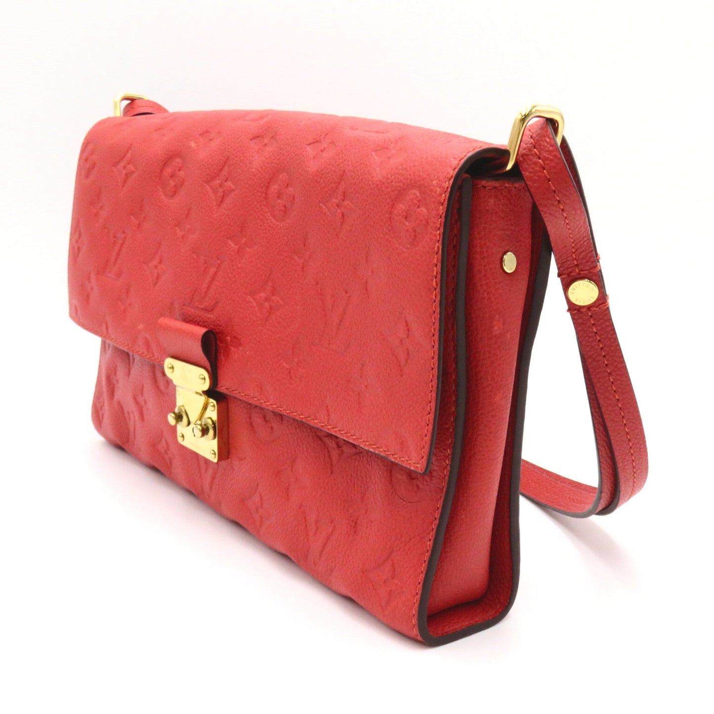 LOUIS VUITTON Fascinant Red Orient Monogram empreinte leather M94227