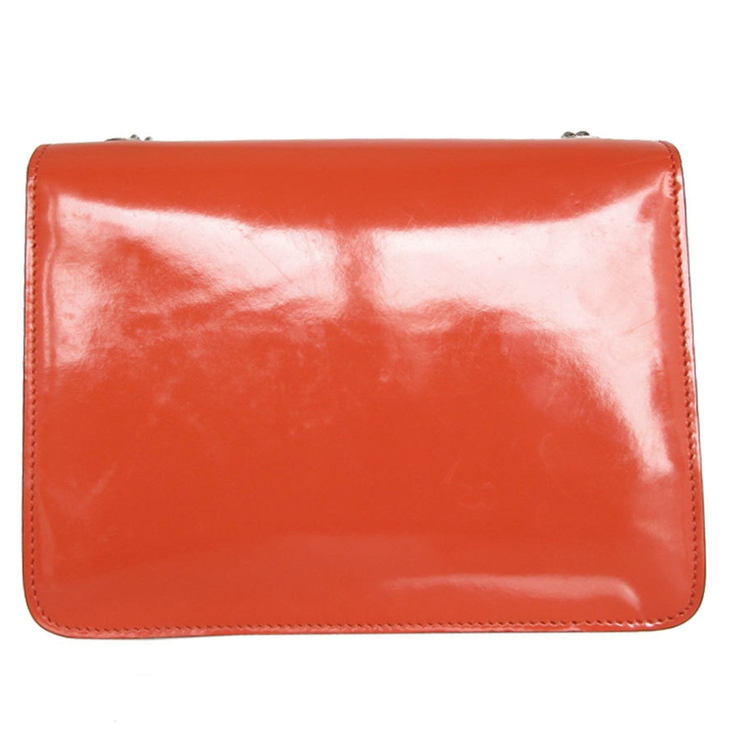 Gucci Orange Leather Shoulder Bag