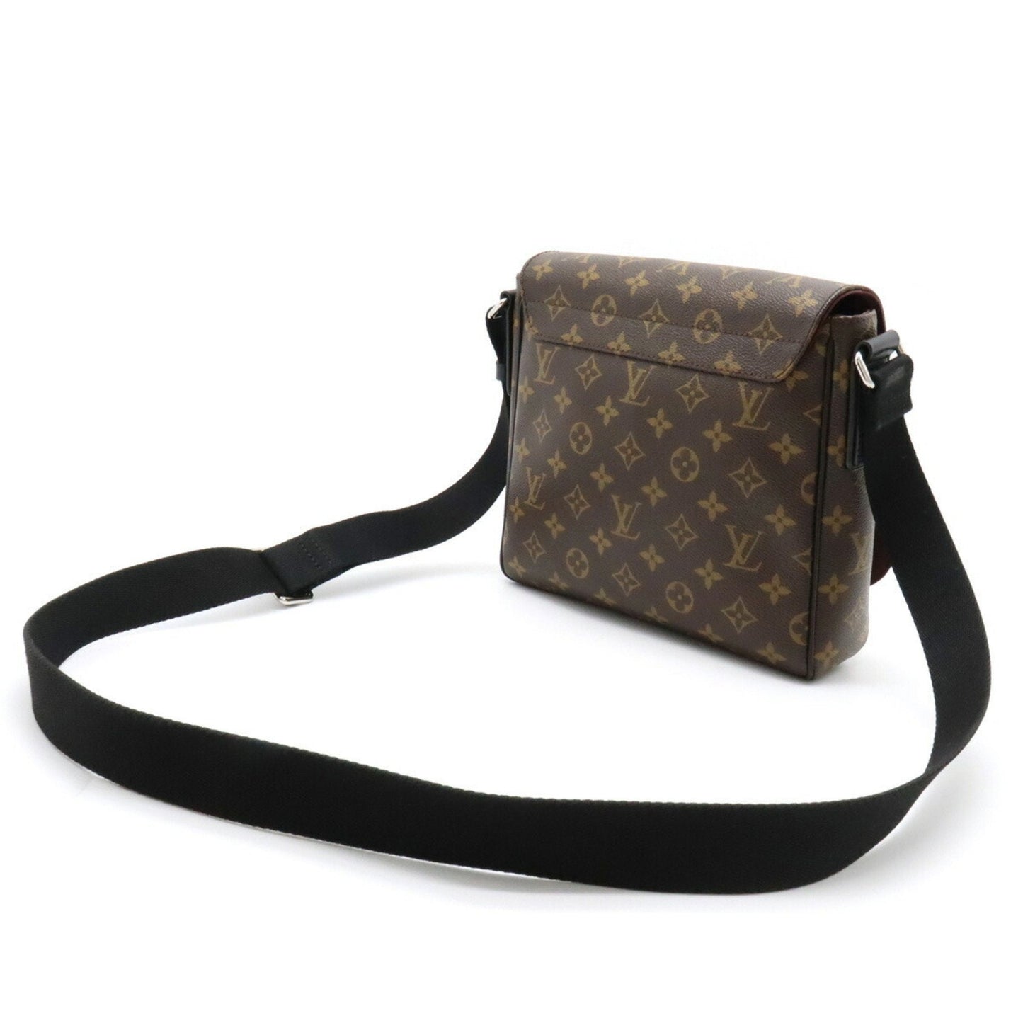 LOUIS VUITTON Monogram Macassar District PM Shoulder Bag M40935