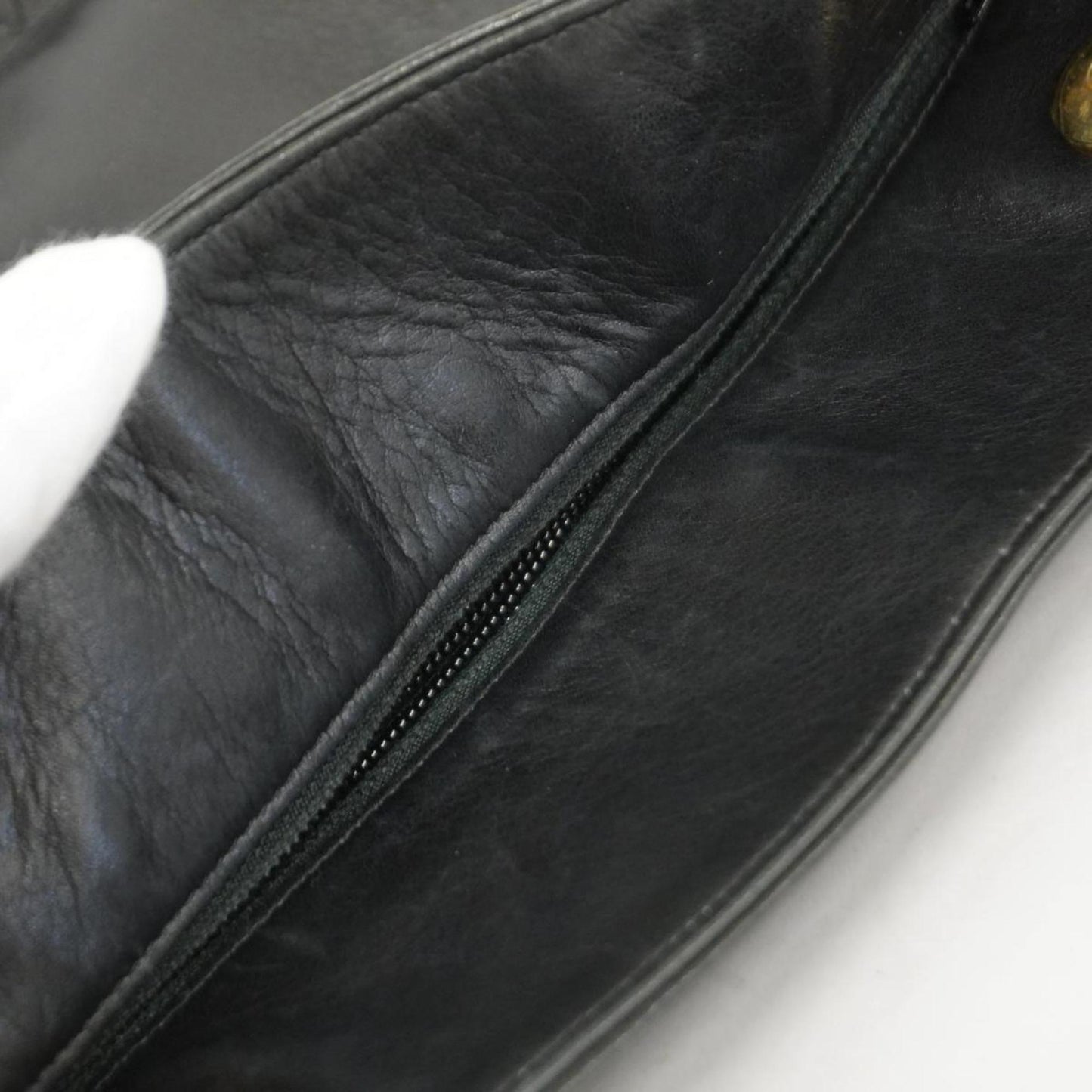 Chanel Shoulder Bag Matelasse Lambskin Black Women's