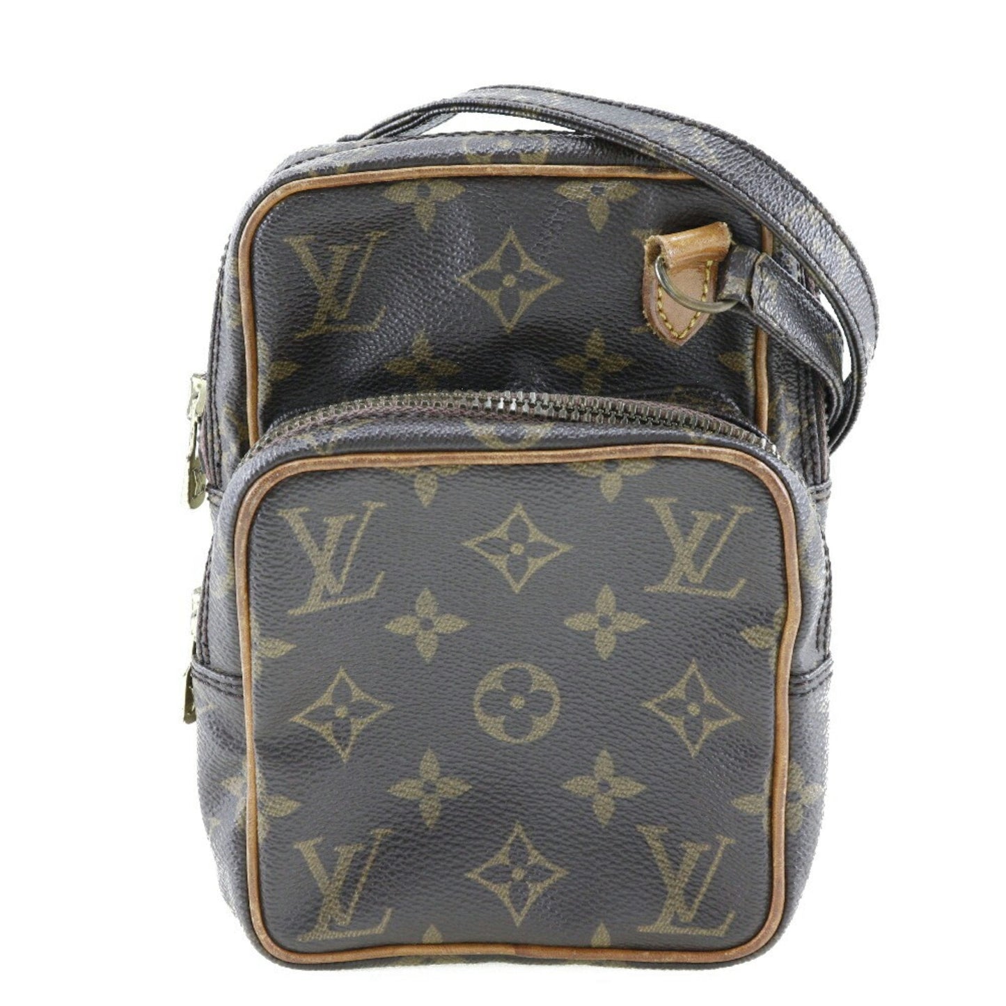 LOUIS VUITTON Mini Amazon Shoulder Bag Vintage M45238 Monogram Canvas Brown 852 Women's