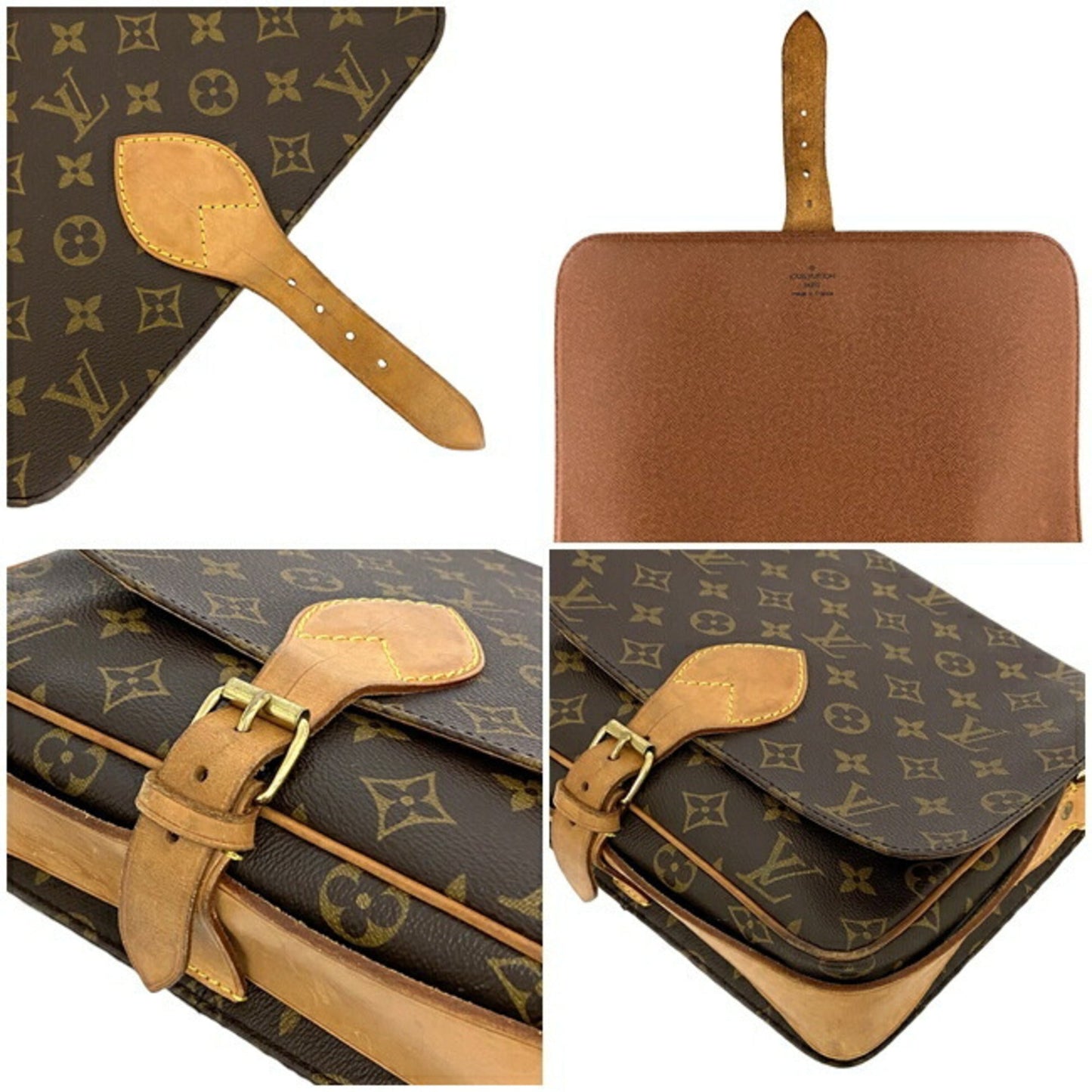 Louis Vuitton Shoulder Bag Cartesier GM Brown Monogram M51252 SL1905 LOUIS VUITTON Flap Women's Nume