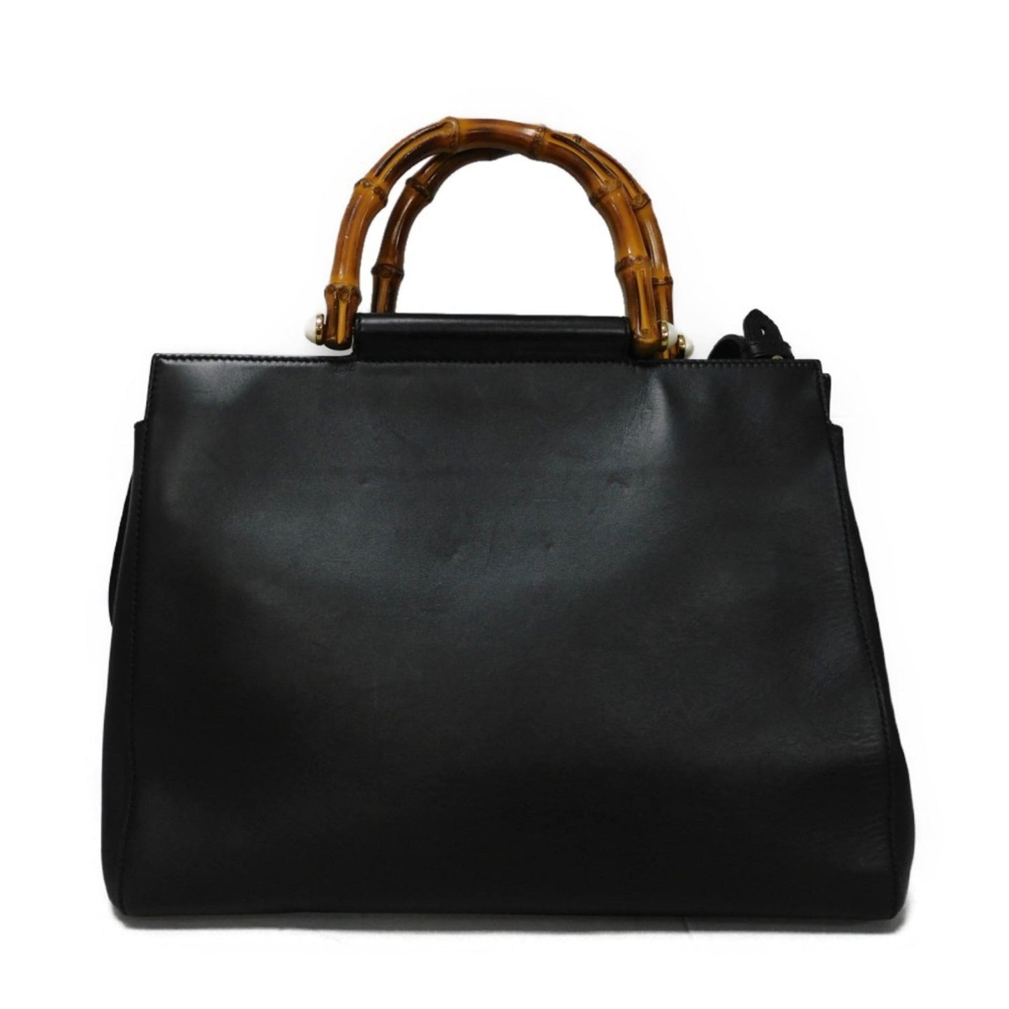 Gucci Black Leather Handbag Shoulder Bag