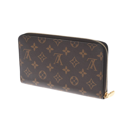 LOUIS VUITTON Monogram Zippy Organizer Brown M62581 Women's Canvas Long Wallet