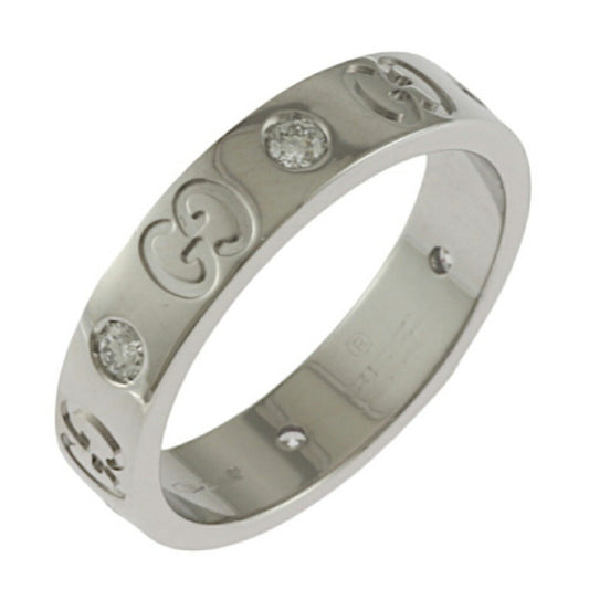 Gucci Icon White Gold White Gold (18K) Band Ring ()