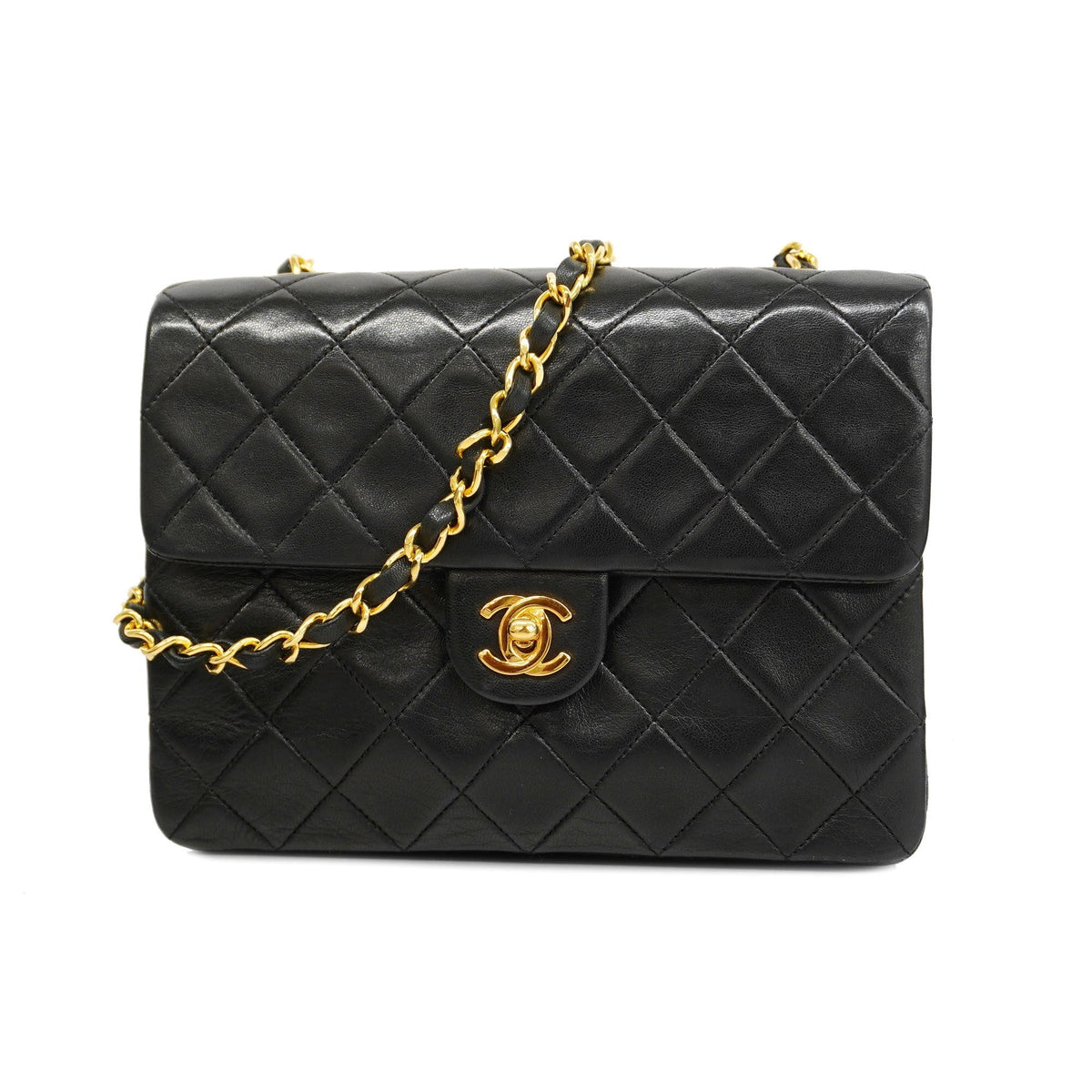 ChanelAuth  Matelasse Diana Flap Chain Shoulder Women's Leather Shoulder Bag