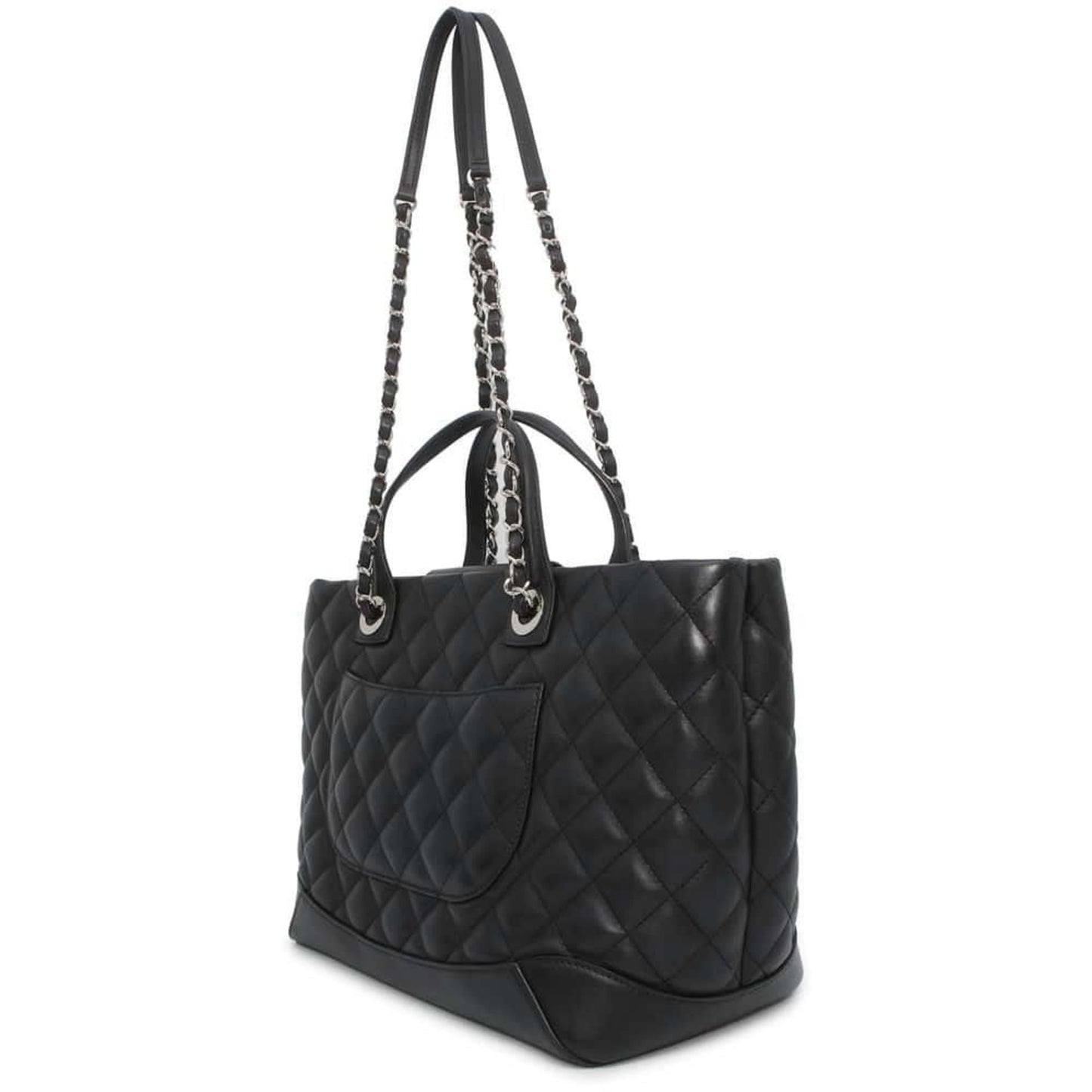 Chanel Chain Tote Bag Matelasse Coco Mark CHANEL Shoulder Black