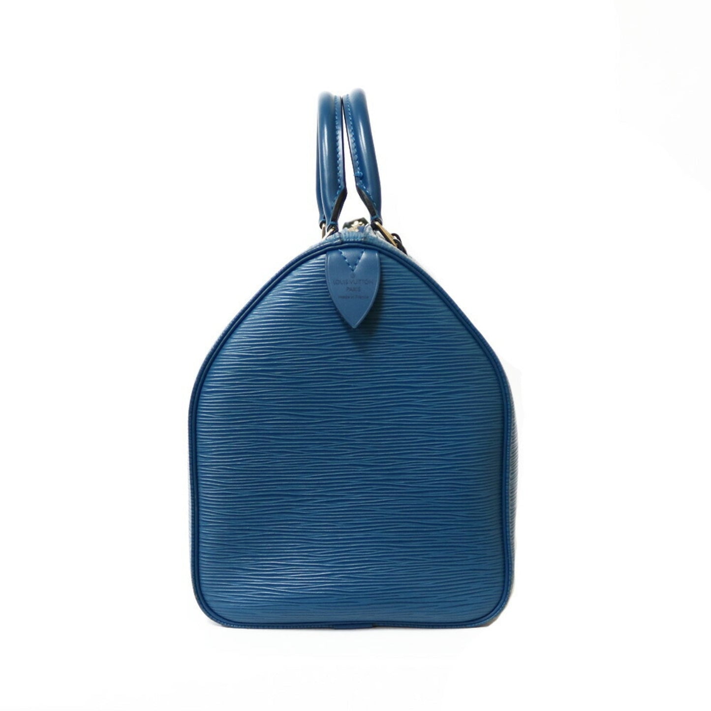Louis Vuitton Handbag Epi Boston Bag Speedy 30 M43005 Blue Toledo Ladies Leather