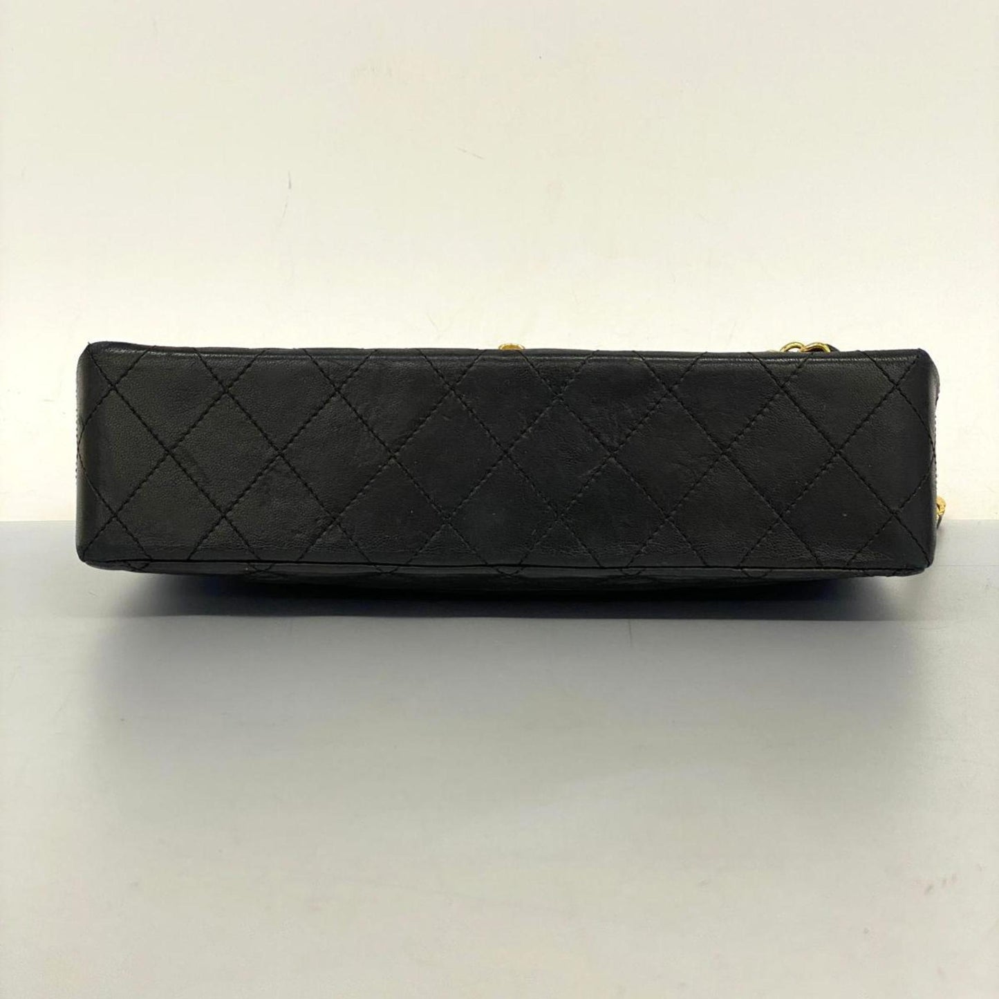 Chanel Shoulder Bag Matelasse Paris Limited W Flap Chain Lambskin Black Women's