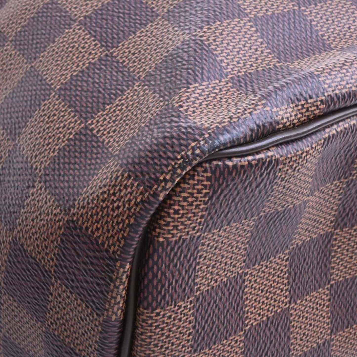 LOUIS VUITTON Damier Speedy 35 Boston Bag Handbag N41363 Brown Ladies