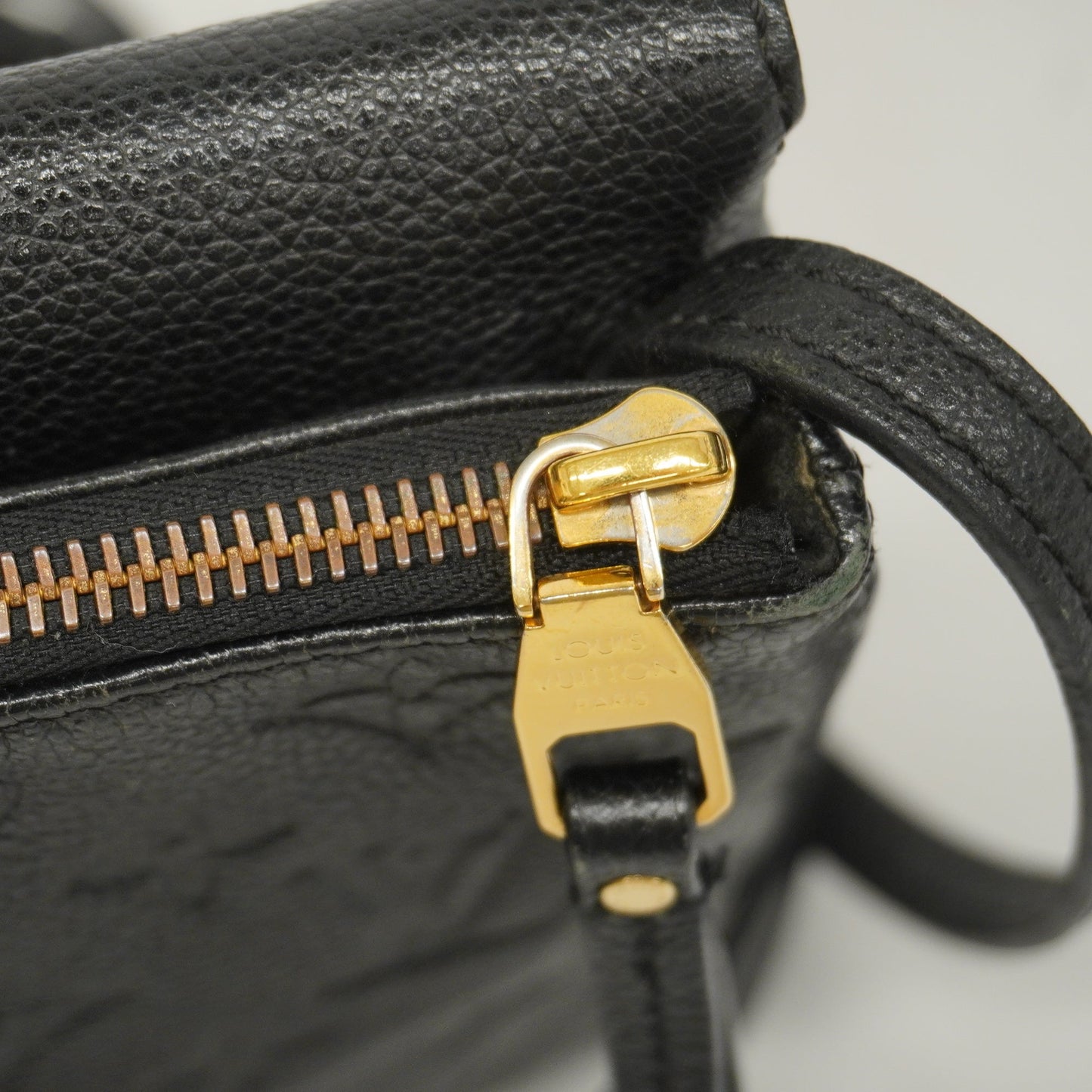 LOUIS VUITTONAuth  Monogram Empreinte Twice M50258 Women's Shoulder Bag Noir