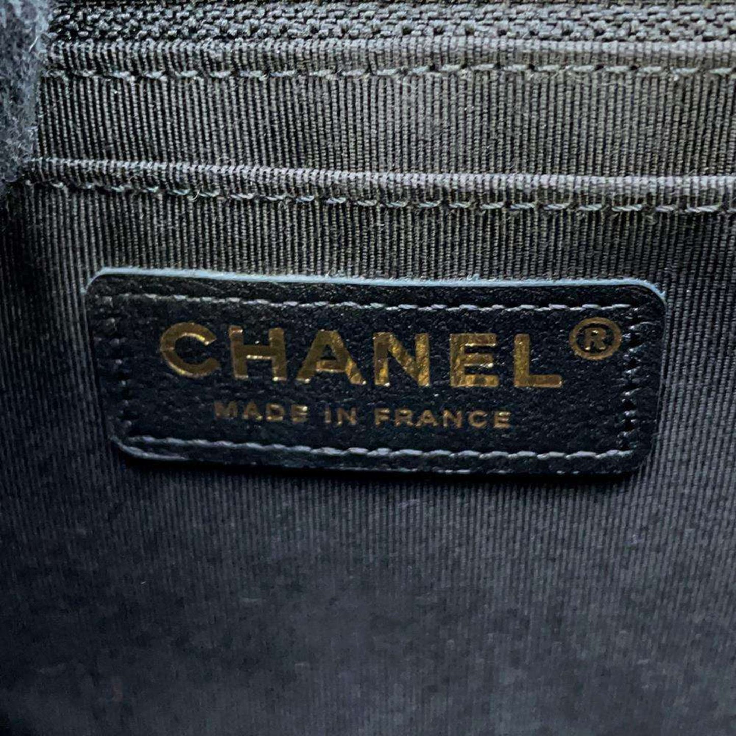 Chanel Shoulder Bag Coco Mark Matelasse Ruffle Leather AS1737 CHANEL Black
