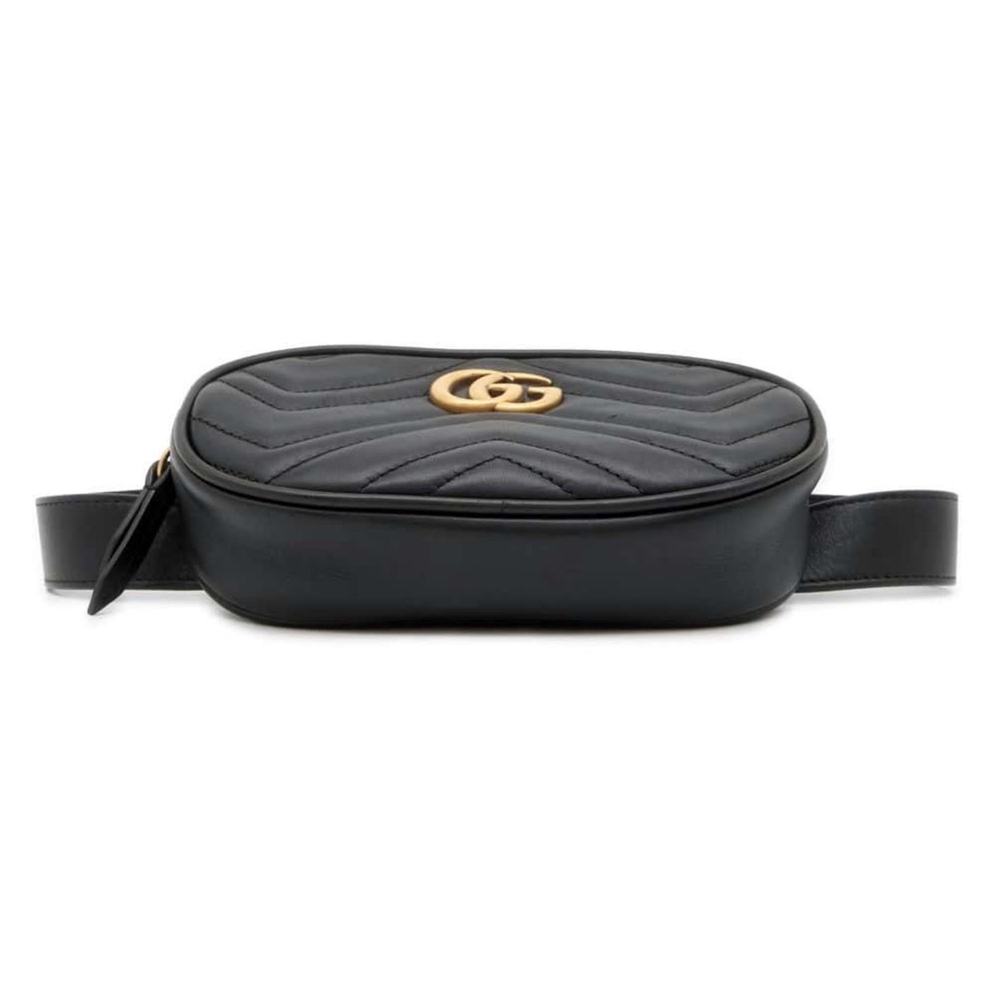 Gucci Black Leather Fanny Pack