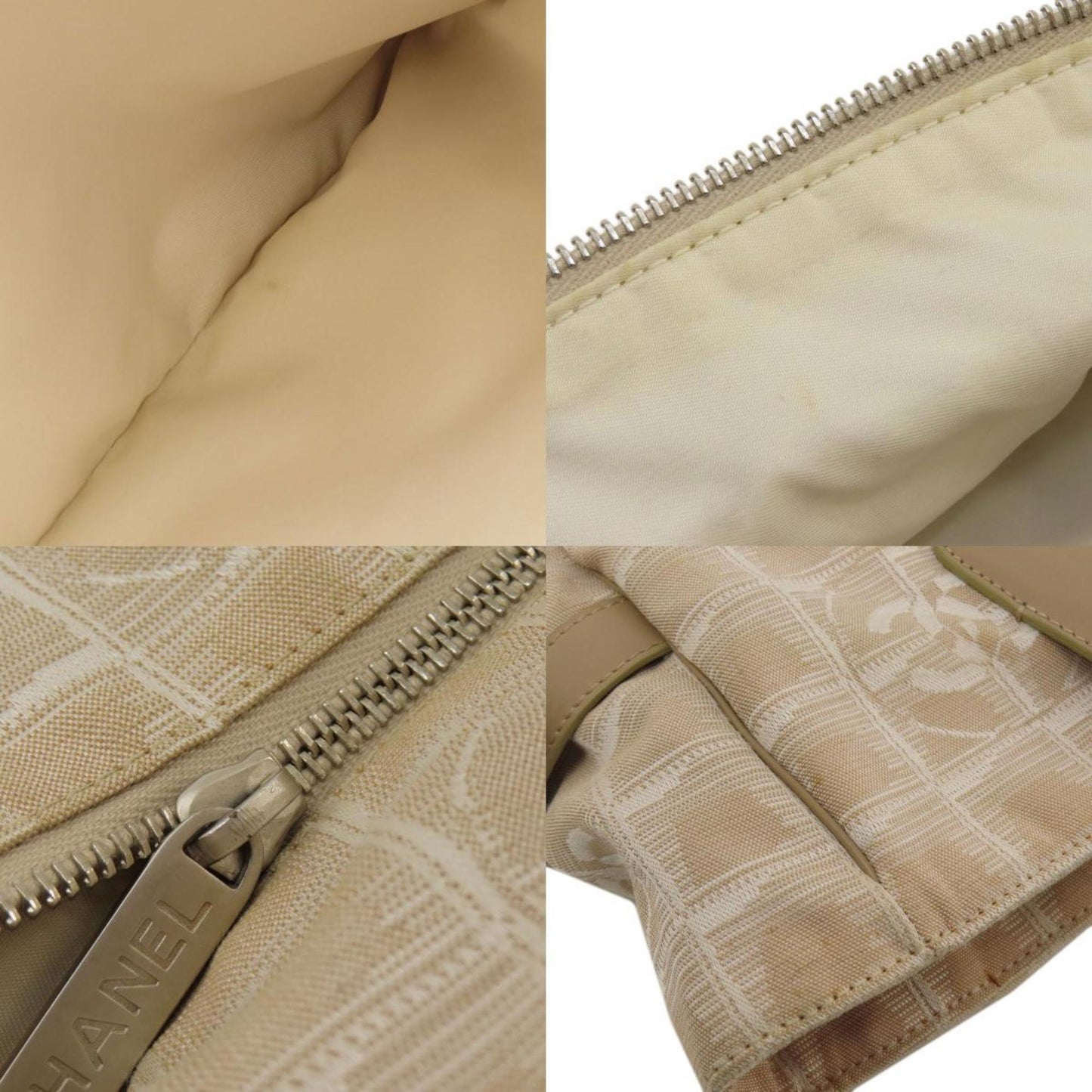 Chanel New Travel Line GM Tote Bag Nylon Jacquard Women's