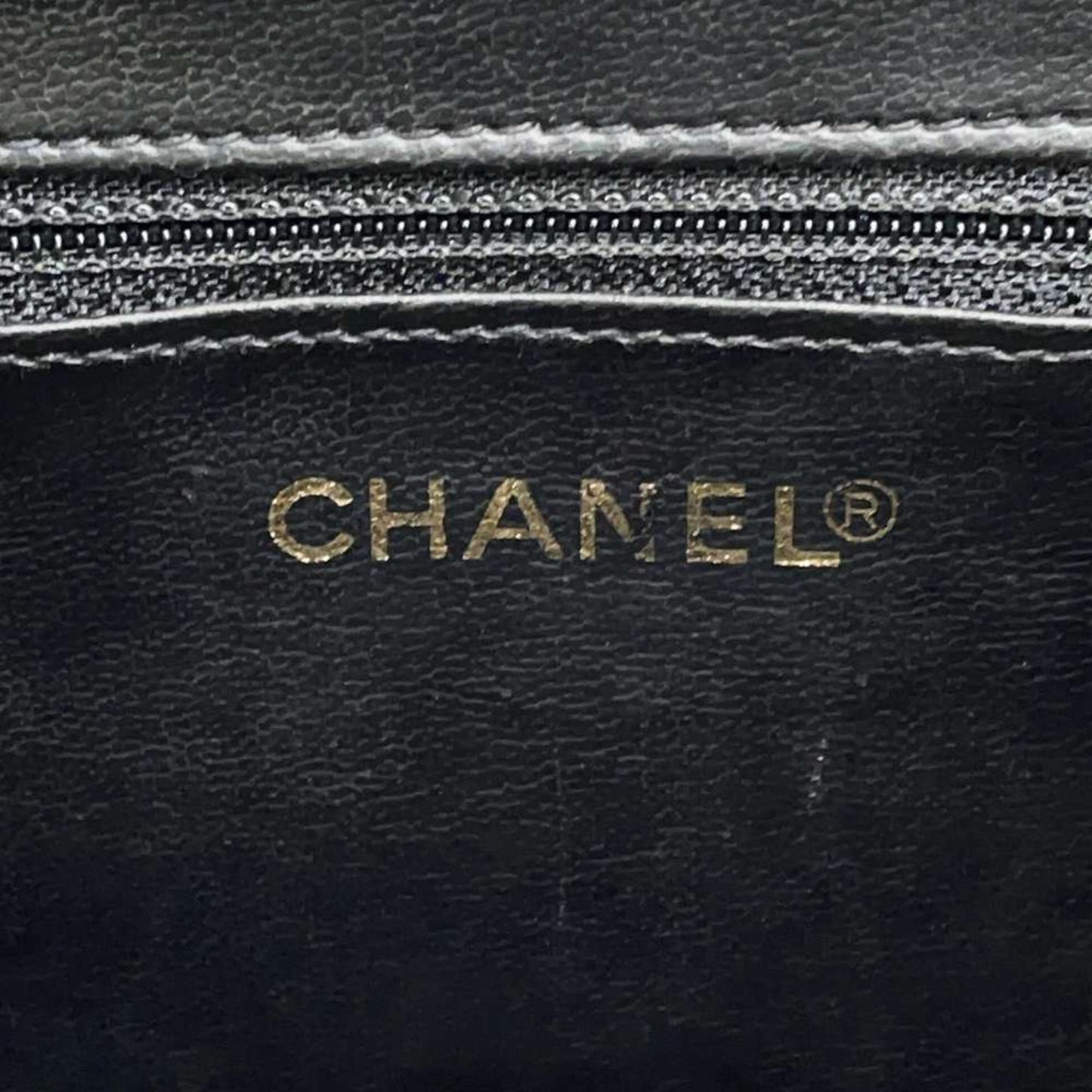 Chanel Vanity Bag Matelasse Coco Mark Bicolor Lambskin CHANEL 2way Shoulder Hand Black