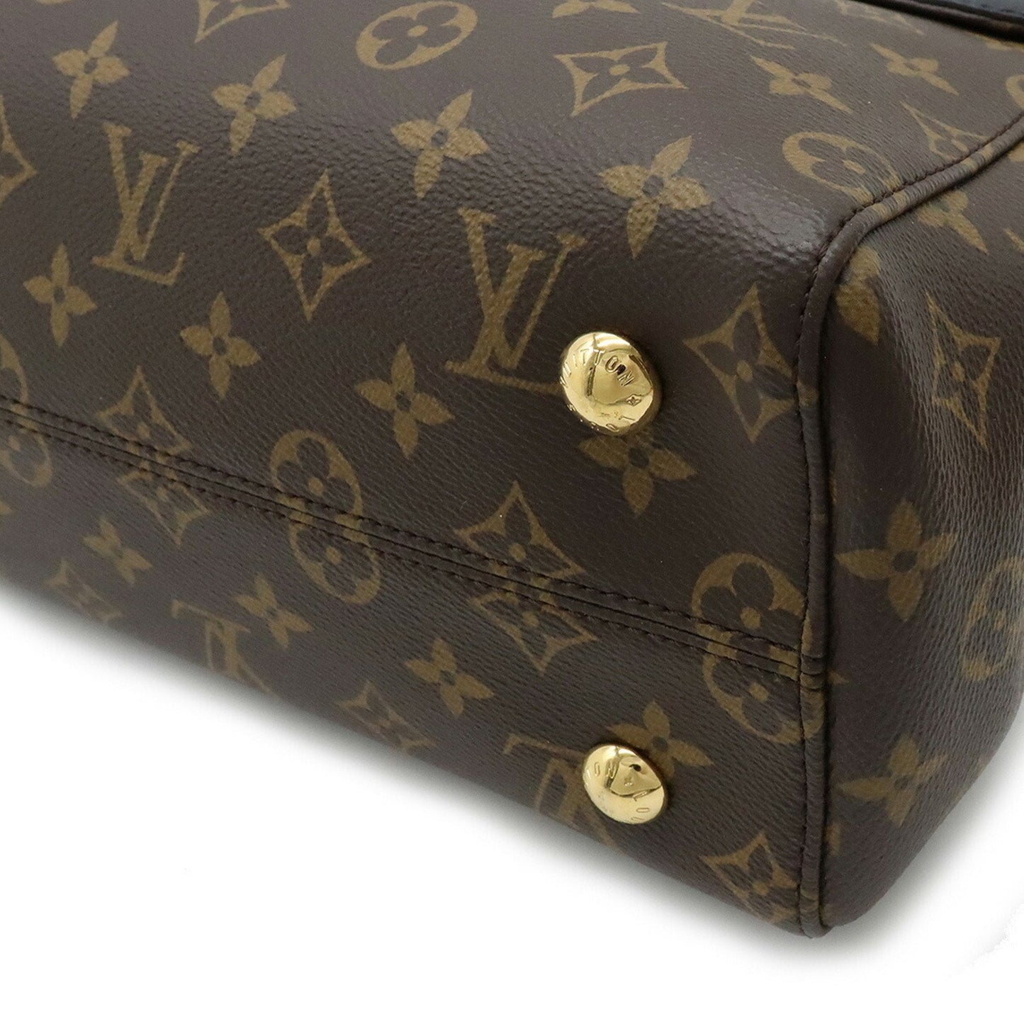 LOUIS VUITTON Monogram Venus Handbag Shoulder Bag Calf Leather Noir Black M41737