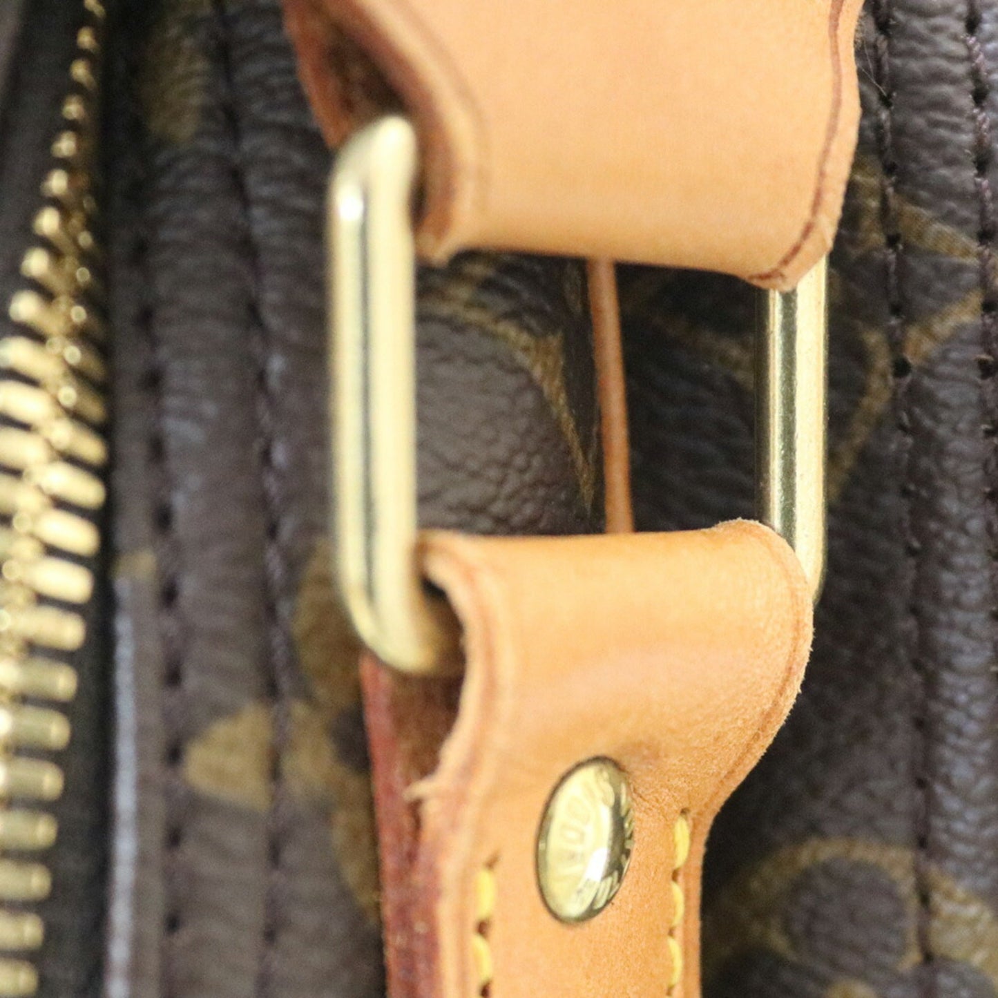 LOUIS VUITTON Shoulder Bag Monogram Reporter GM M45252 Brown Women's Canvas