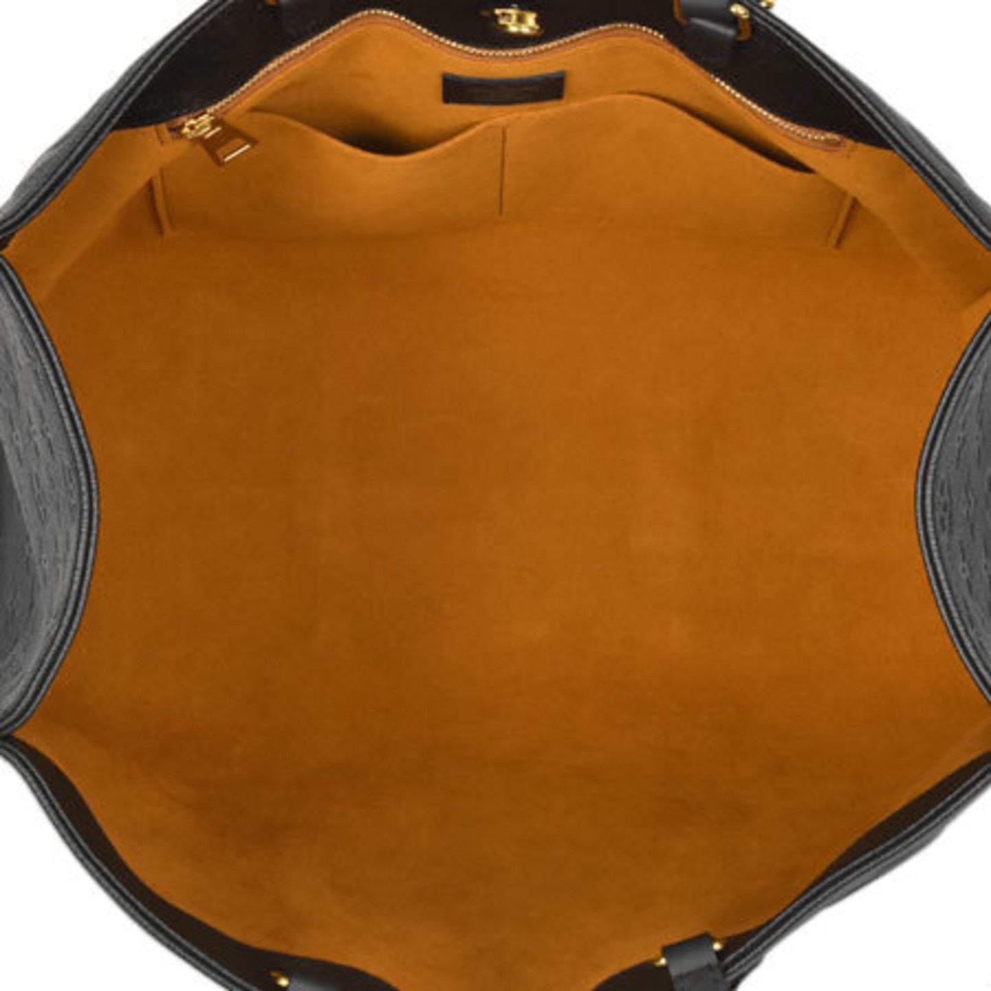 Louis Vuitton ON THE GO GM Tote Bag Shoulder Monogram Implant Leather Black Handbag M44925