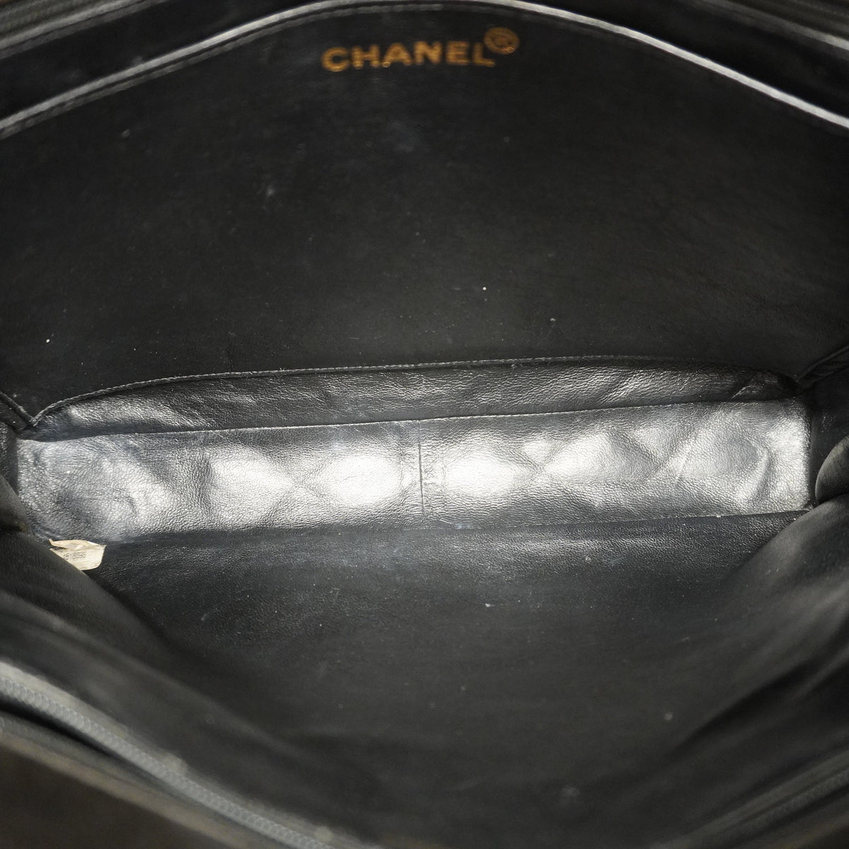 ChanelAuth  Matelasse Chain Lambskin Women's Leather Shoulder Bag Black