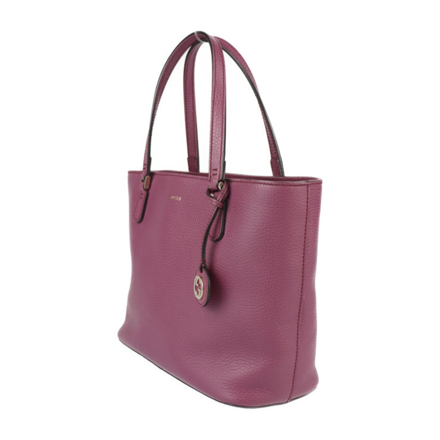 Gucci Purple Leather Handbag Shoulder Bag Tote Bag
