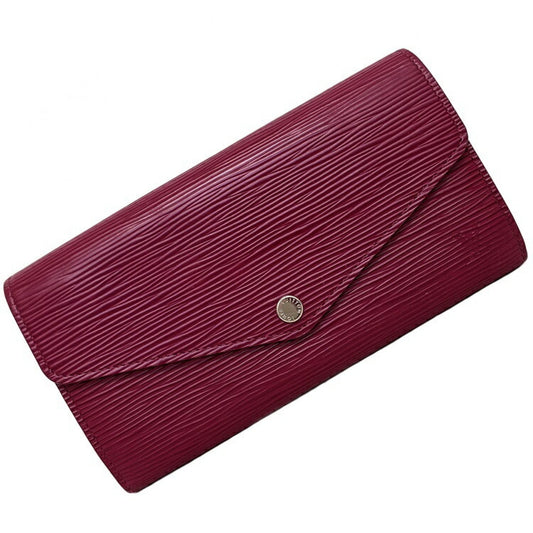 Louis Vuitton Portofeuil Sara Pink Fuchsia Epi M60580 Long Bi-Fold Wallet Leather CA2105 LOUIS VUITTON New Ladies Flap