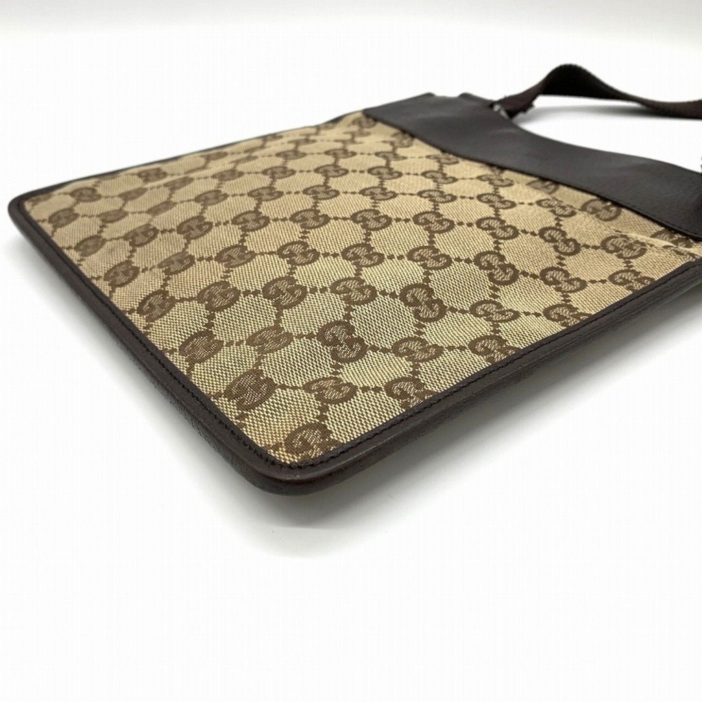 Gucci Brown Gg Canvas Shoulder Bag
