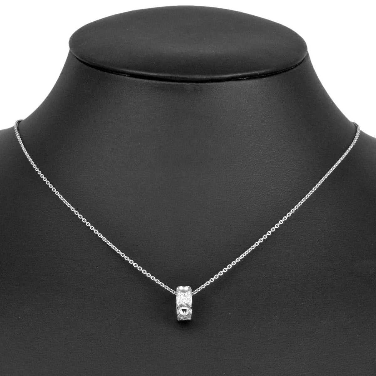 LOUIS VUITTON Pendantif Empreinte Necklace Diamond K18WG Pendant Q93127