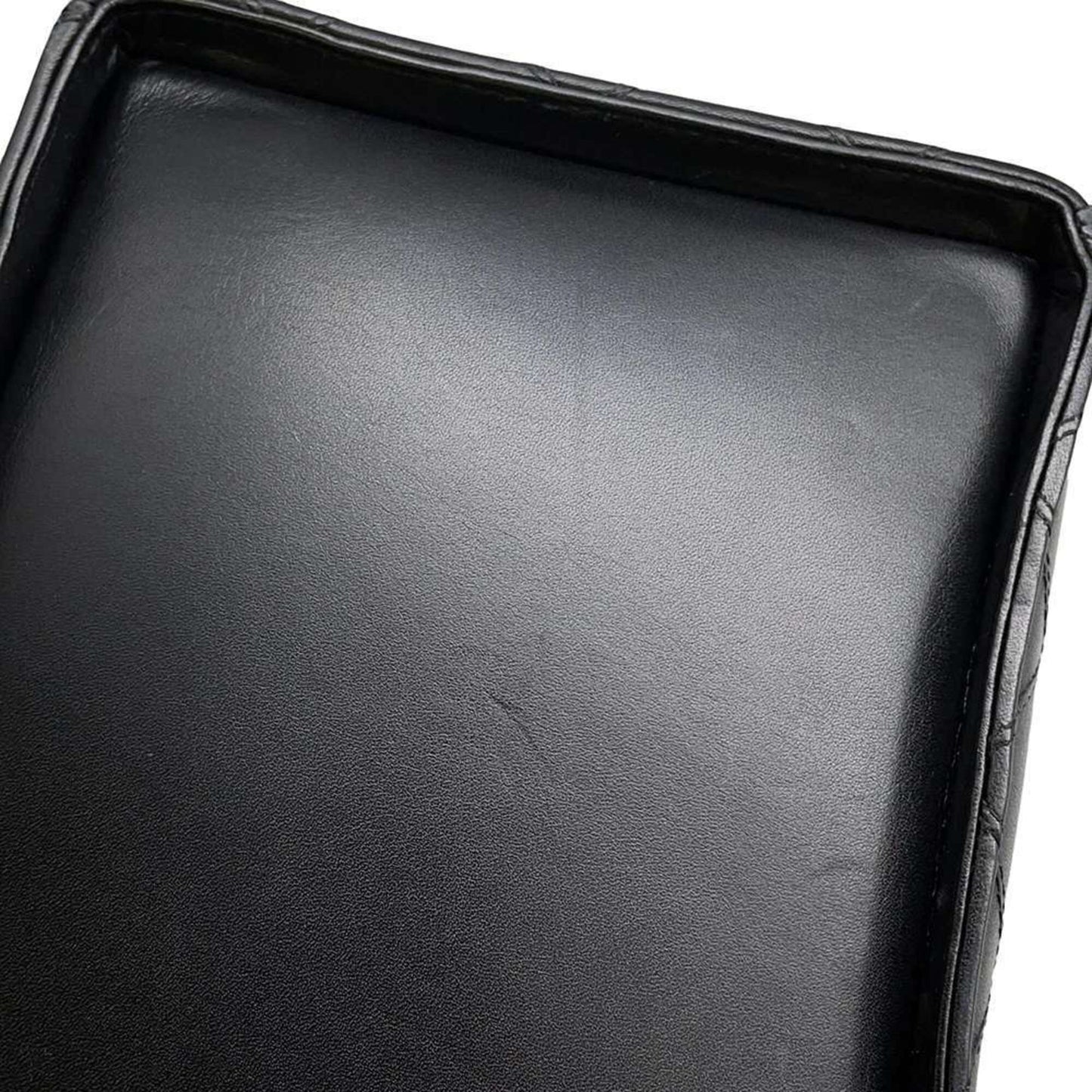Chanel Vanity Bag Matelasse Coco Mark Bicolor Lambskin CHANEL 2way Shoulder Hand Black