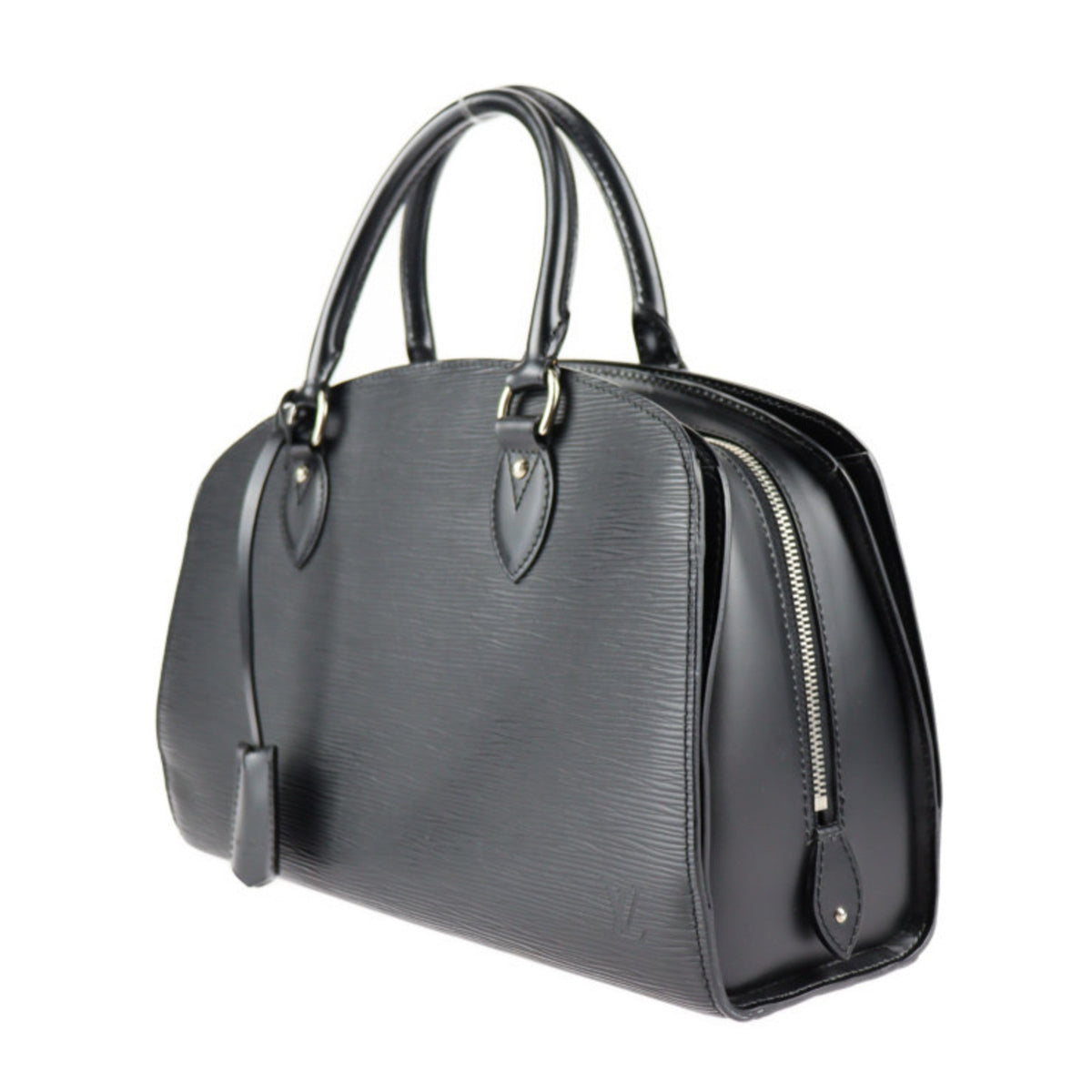 LOUIS VUITTON Pont Neuf PM Handbag M59072 Epi Leather Noir Black Silver Hardware Vuitton
