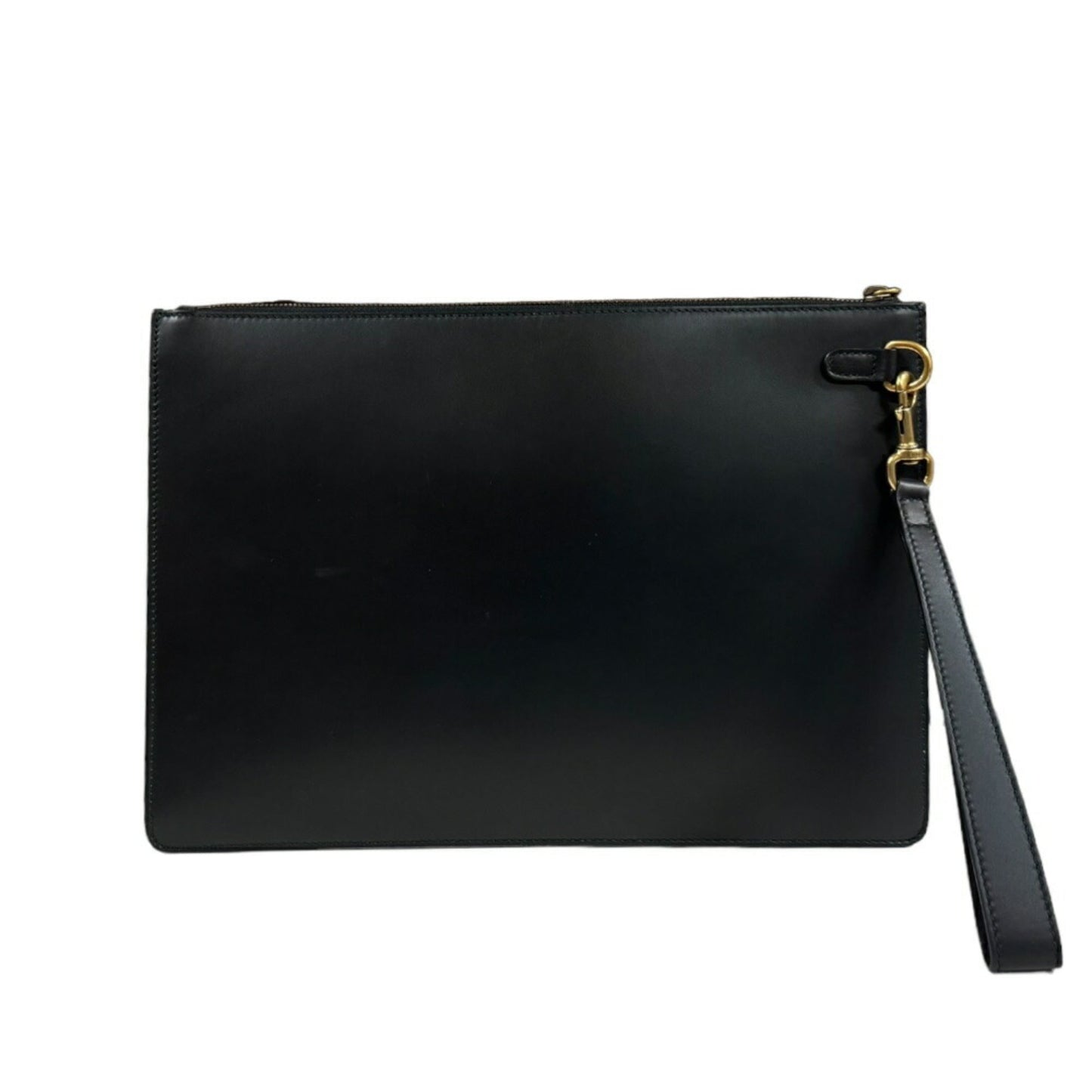 Gucci Black Leather Clutch Bag