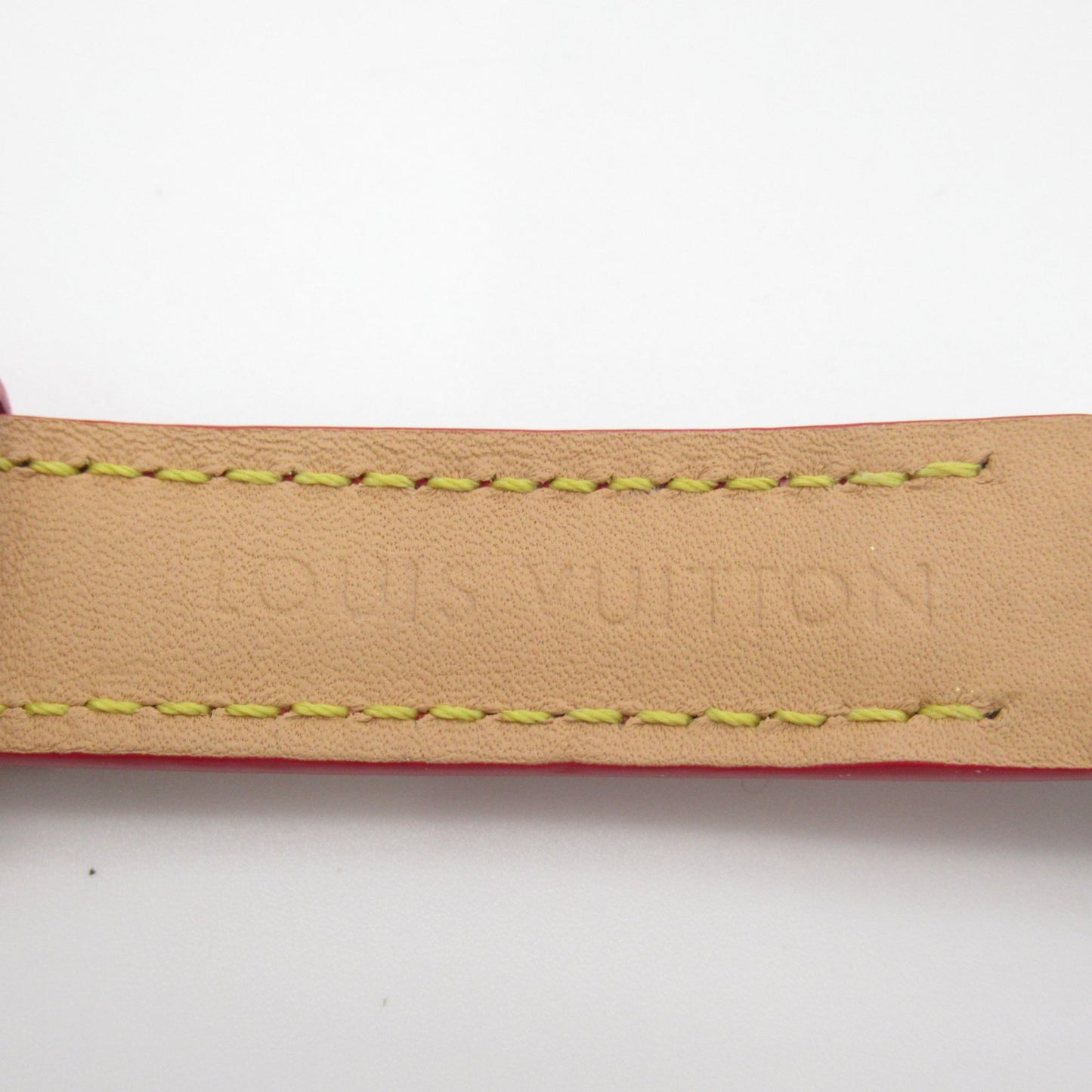 LOUIS VUITTON Tambour Forever Wrist Watch Watch Wrist Watch Q121F Quartz Gray Stainless Steel Leather belt diamond Q121F