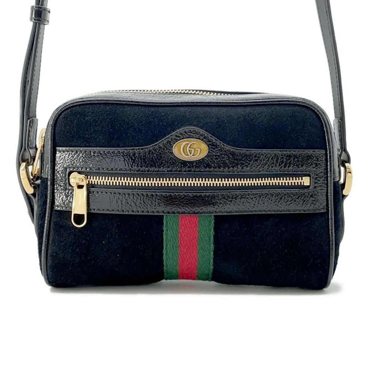 Gucci Ophidia Black Gg Supreme Shoulder Bag ()