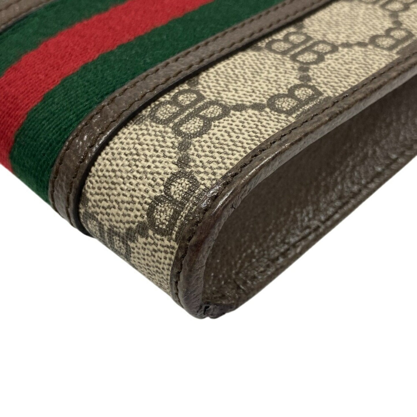Gucci Brown Pvc Leather Shoulder Bag