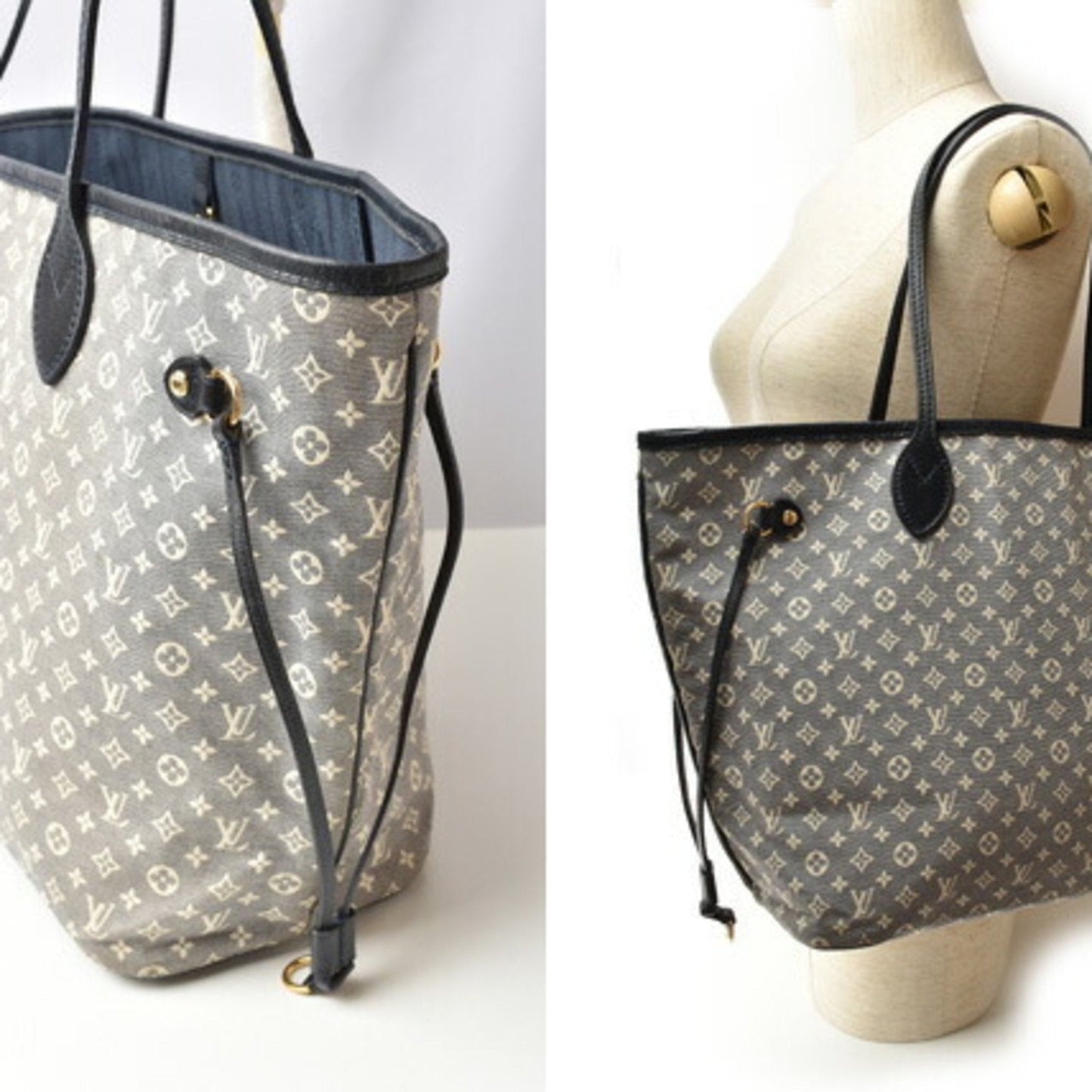 LOUIS VUITTON Tote Bag  Neverfull MM Ankle Monogram Ideal Canvas