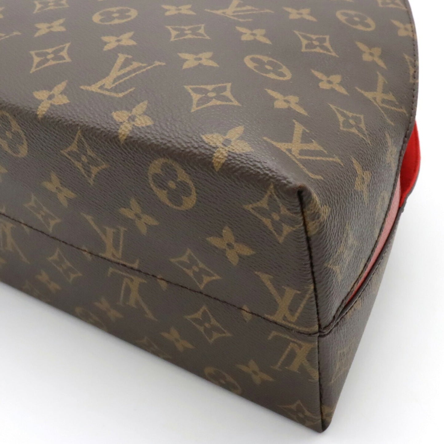 LOUIS VUITTON Monogram Alma Bag Into Handbag Shoulder Rouge Red M41779