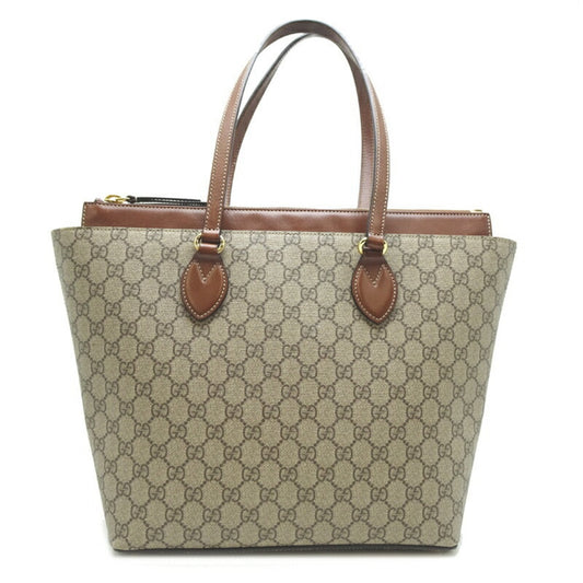 Gucci Beige Gg Supreme Shoulder Bag Tote Bag ()