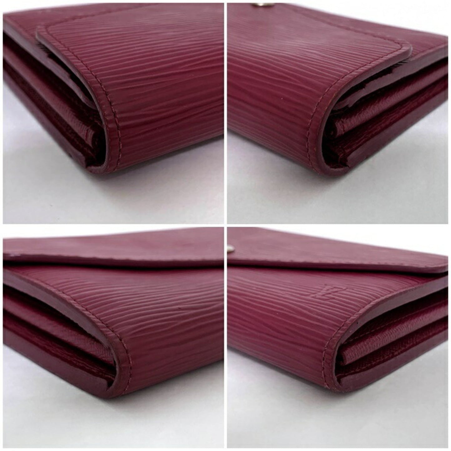 Louis Vuitton Portofeuil Sara Pink Fuchsia Epi M60580 Long Bi-Fold Wallet Leather CA2105 LOUIS VUITTON New Ladies Flap