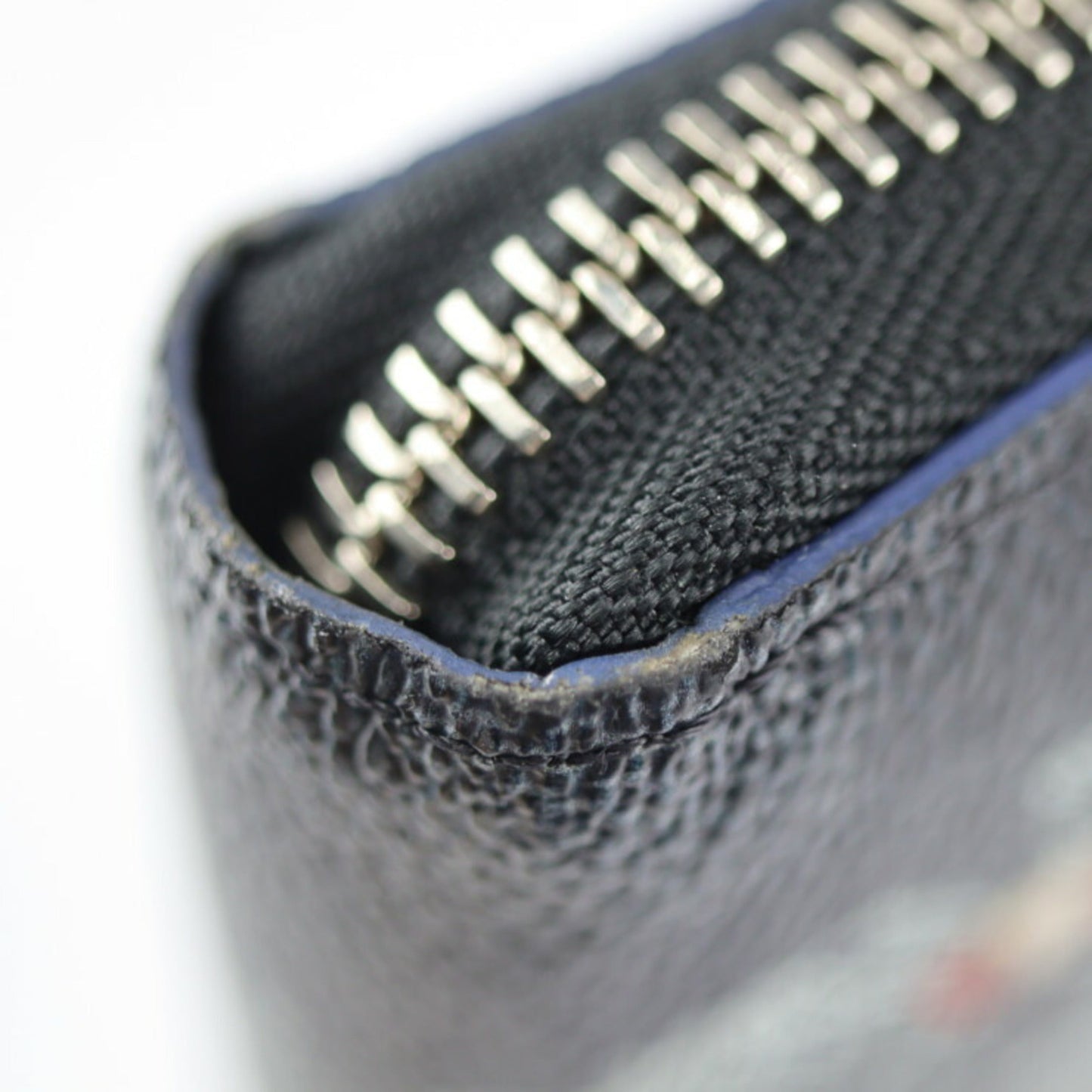 LOUIS VUITTON Zippy Organizer NM Long Wallet N40204 Damier Graphite Canvas Black x Gray Multicolor Silver Hardware Round Zipper Vuitton