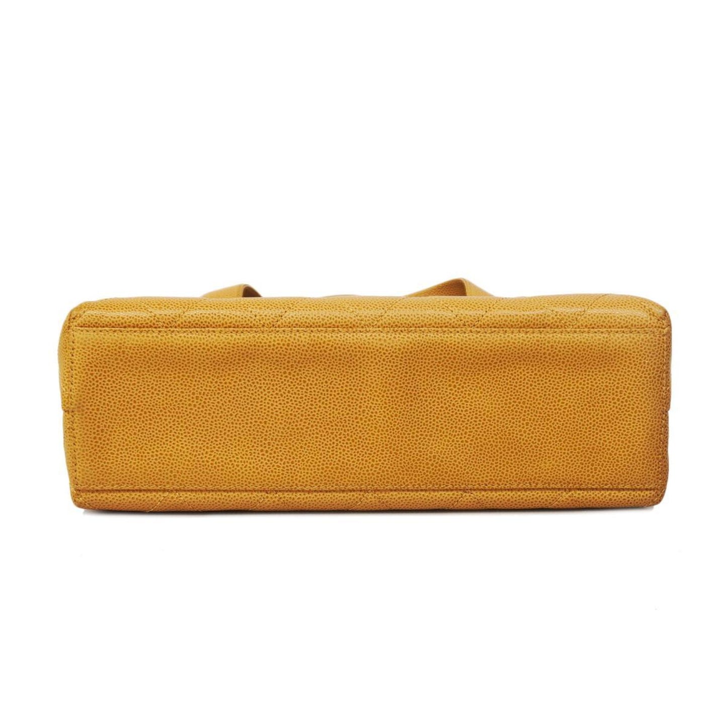 Chanel Tote Bag Matelasse Caviar Skin Beige Champagne Women's