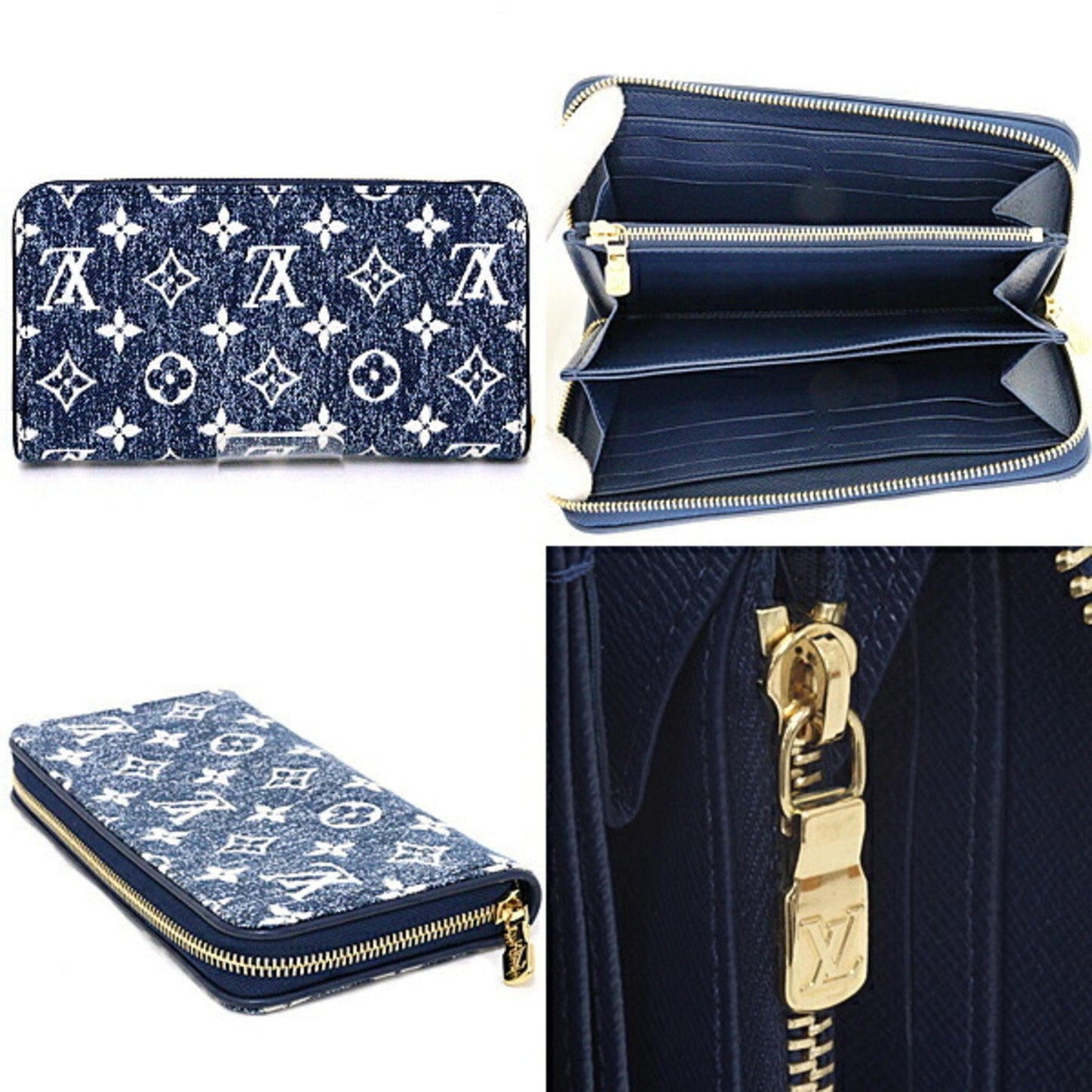 LOUIS VUITTON Monogram M81226 Women's Monogram Coin Purse/coin Case Blue,Monogram