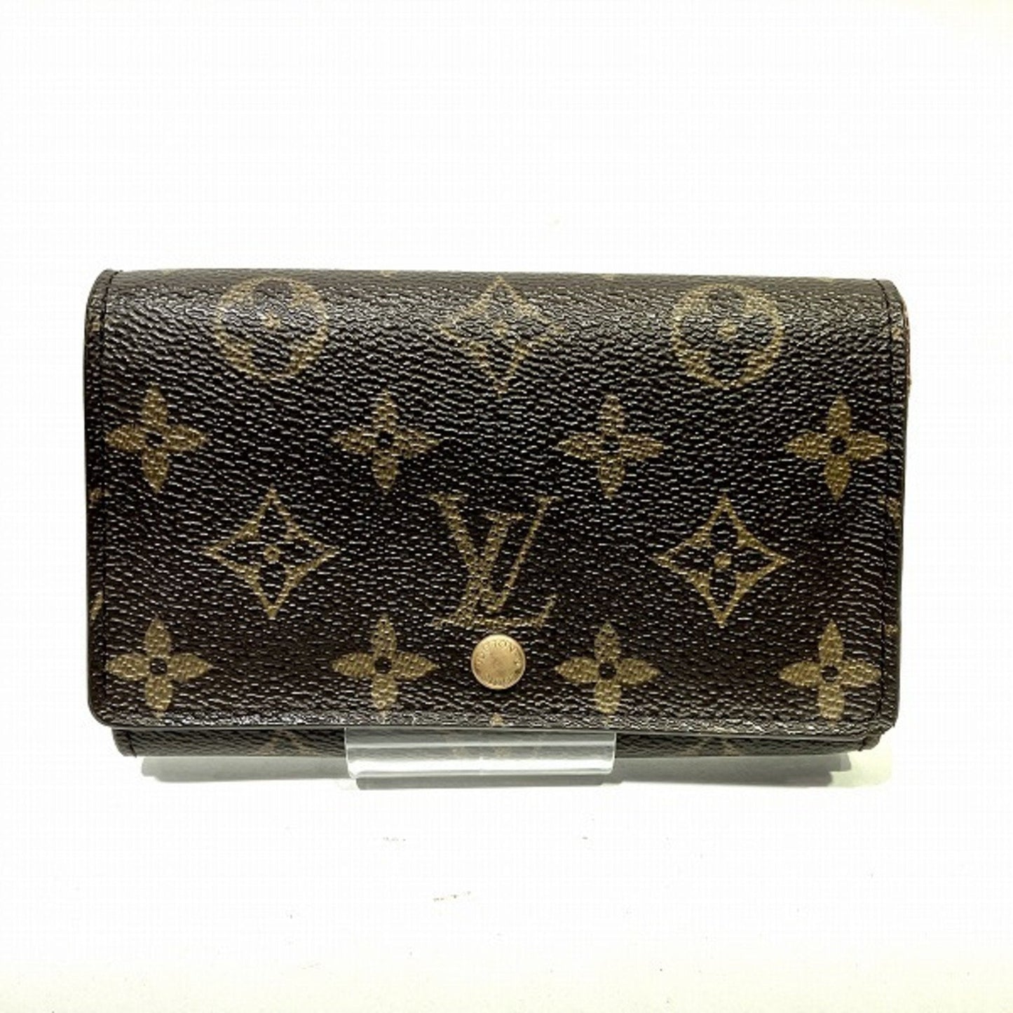 LOUIS VUITTON Monogram Portomone Vietresor M61730 Bifold Wallet Unisex