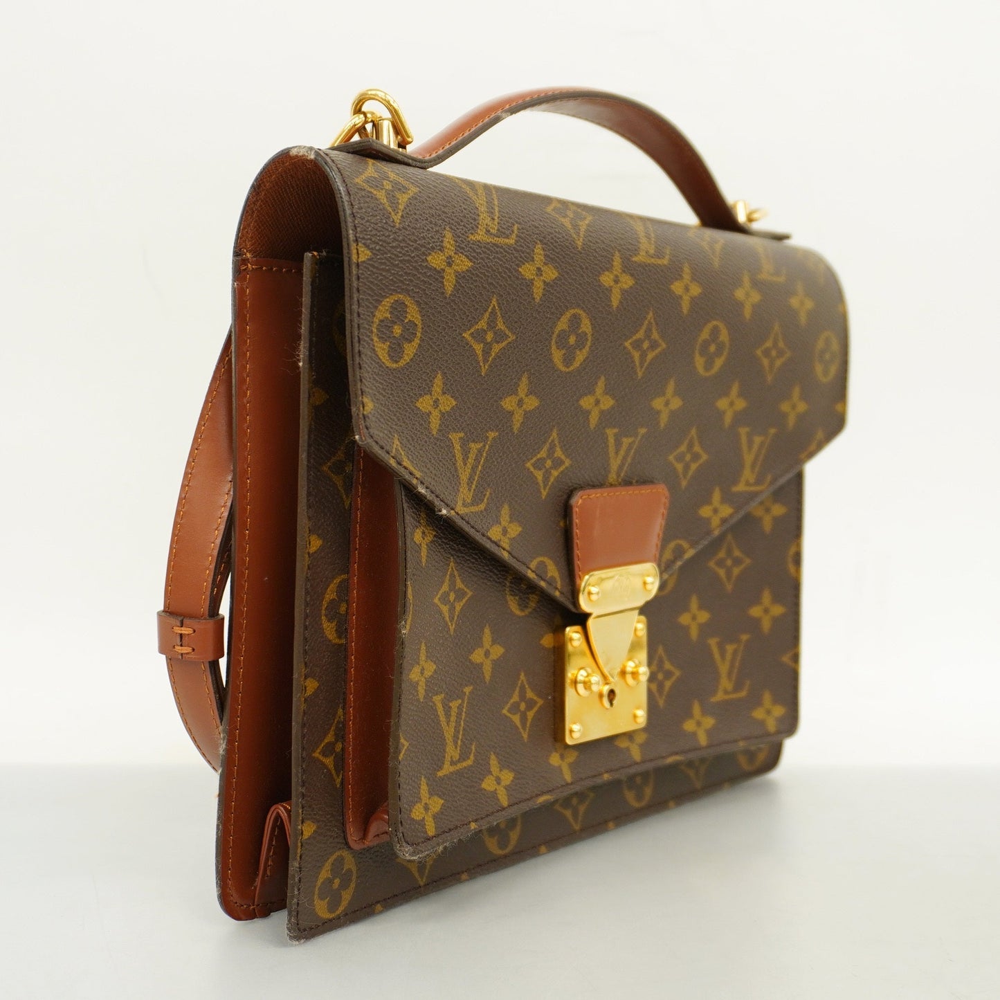 LOUIS VUITTONAuth  Monogram 2way Bag Monceau M51185 Women's Handbag,Shoulder Bag