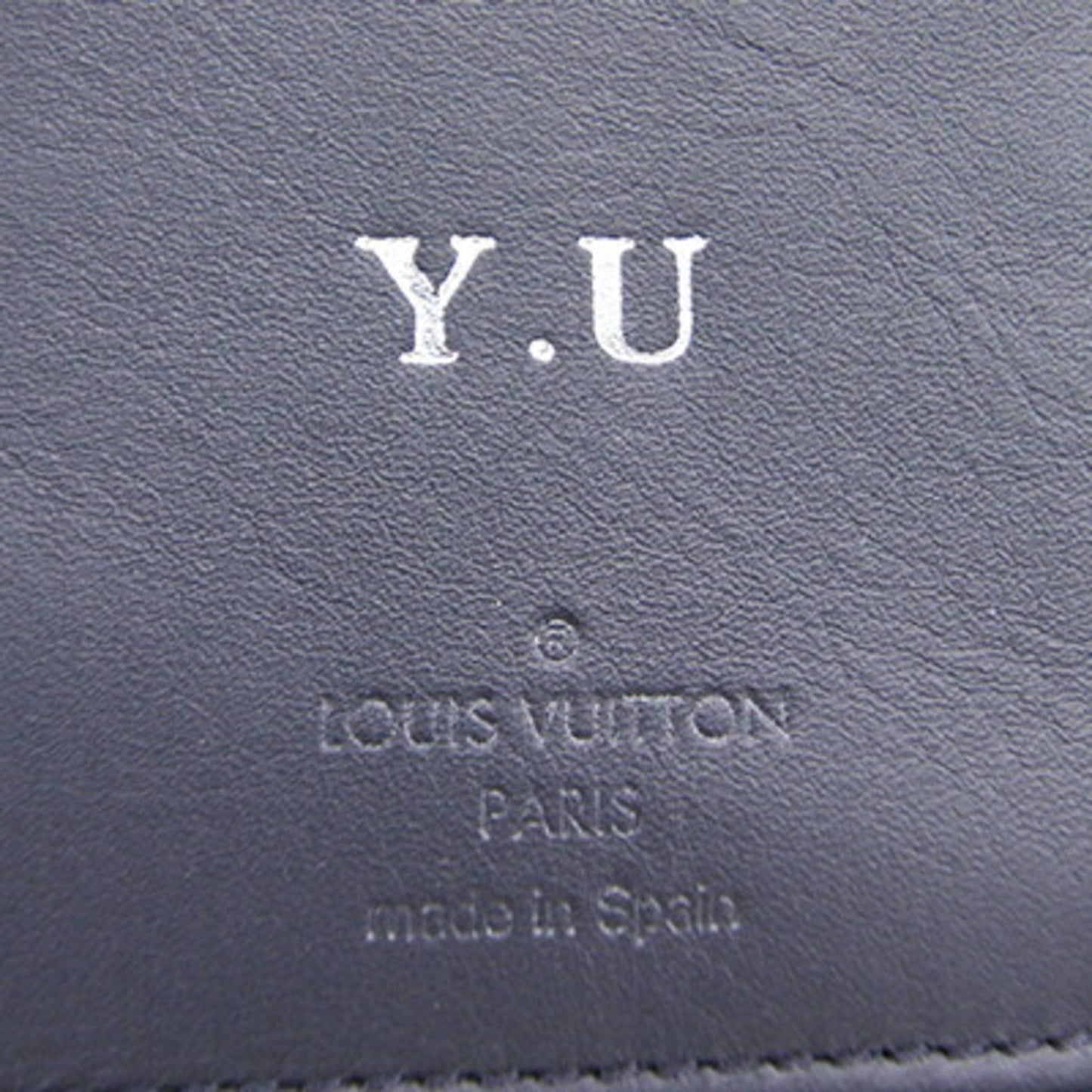 LOUIS VUITTON Round Long Wallet Damier Infini Zippy Vertical N63549 Cosmos Men's Noir