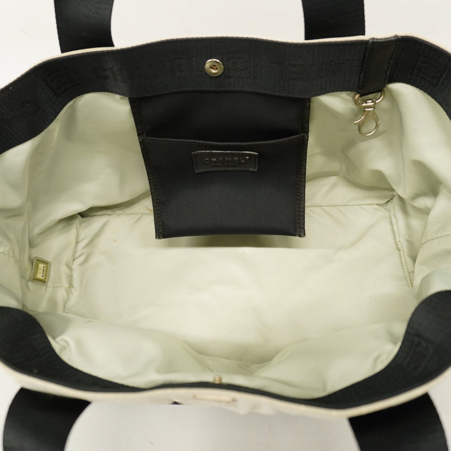 ChanelAuth  Sport Tote Bag Nylon Tote Bag Black,Gray