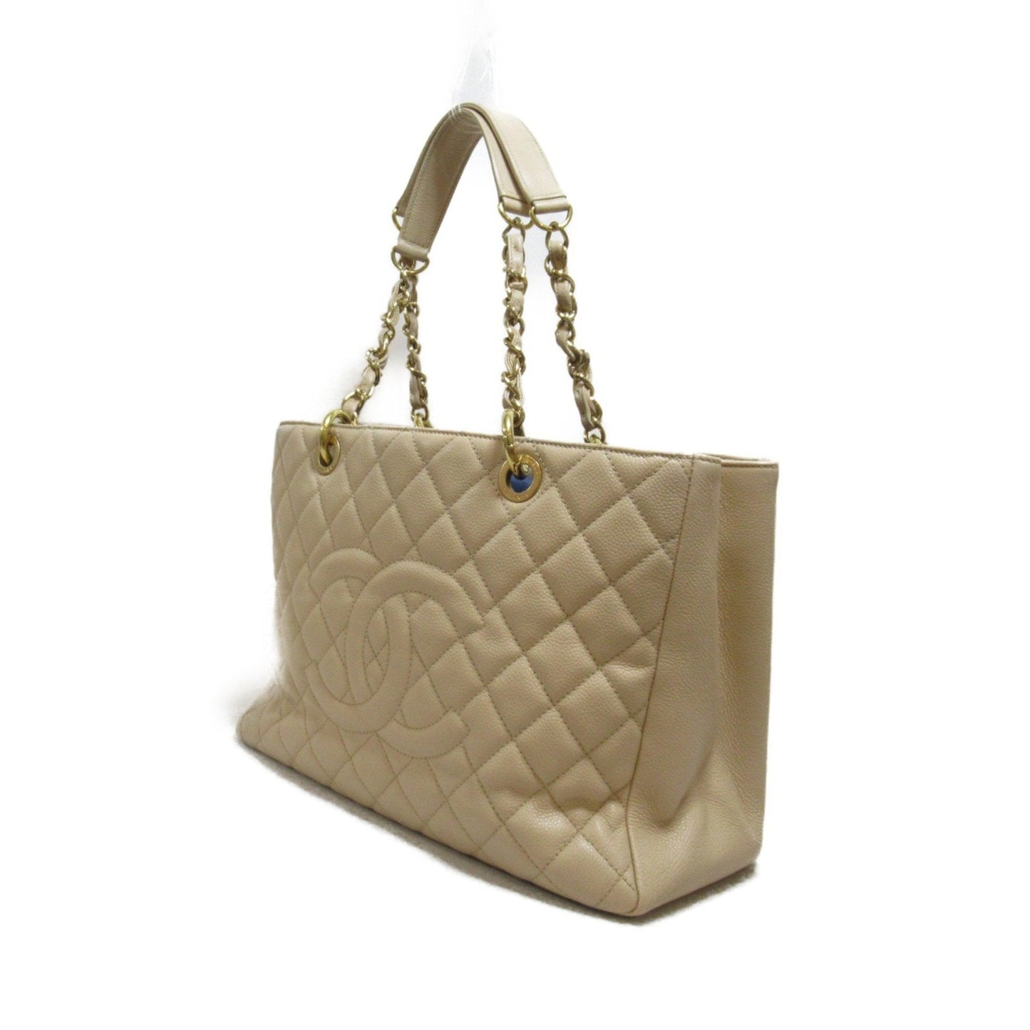 Chanel CHANEL GST Bag Caviar Skin (Grained Calf) Women's Beige