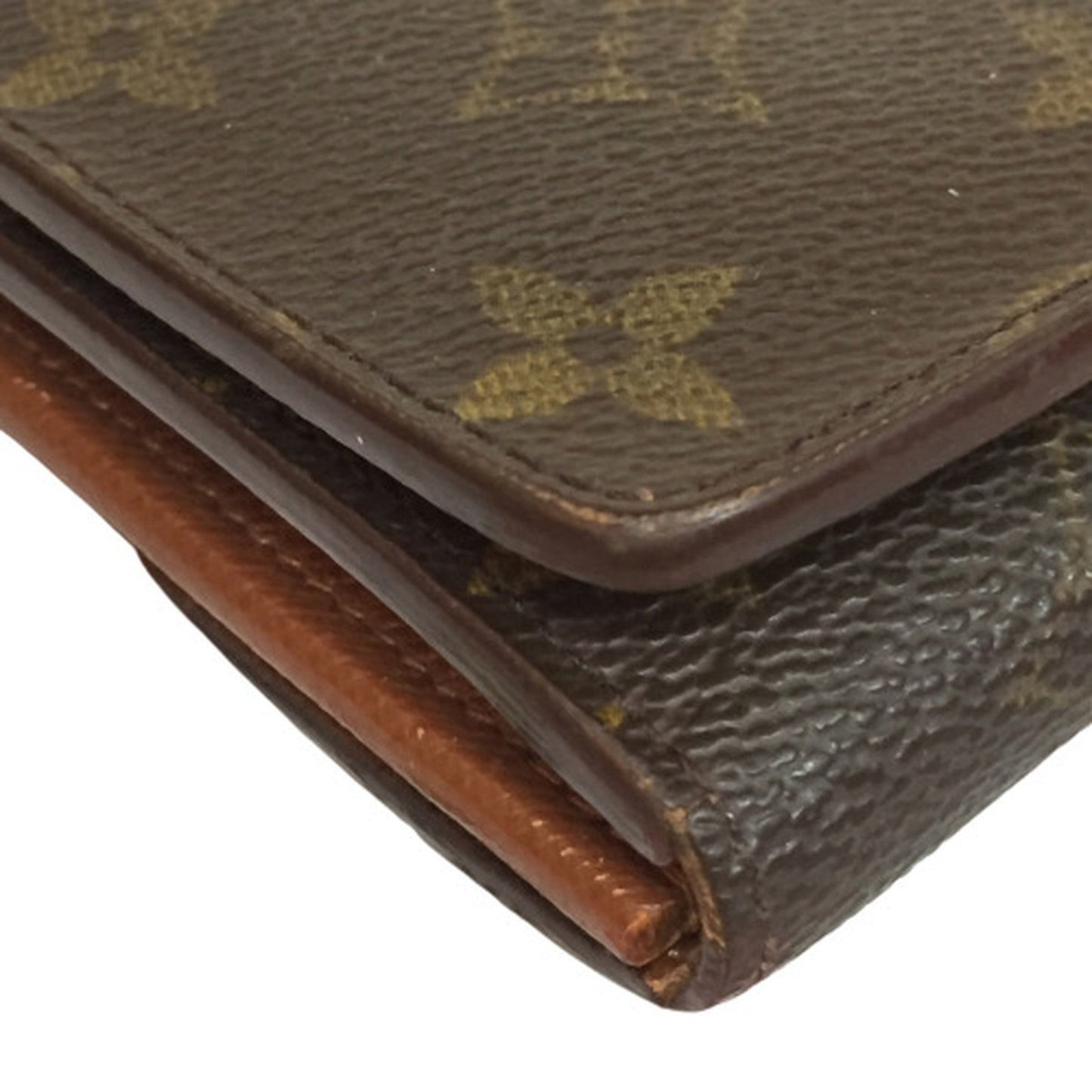 LOUIS VUITTON Portomone Vietresor Monogram M61730 LV Wallet Bifold L-shaped Zipper Women's