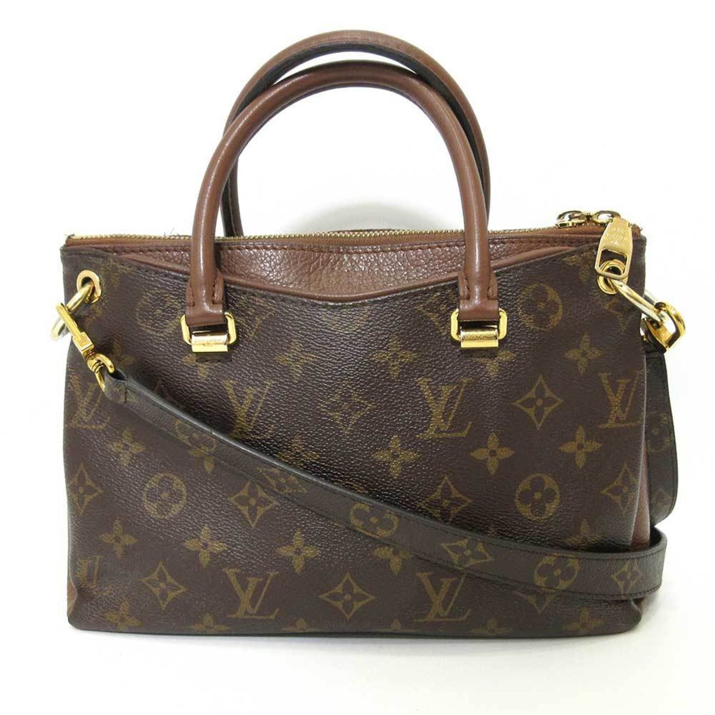 Louis Vuitton Palas BB Noisette Brown Handbag Shoulder 2way Ladies Monogram M43235