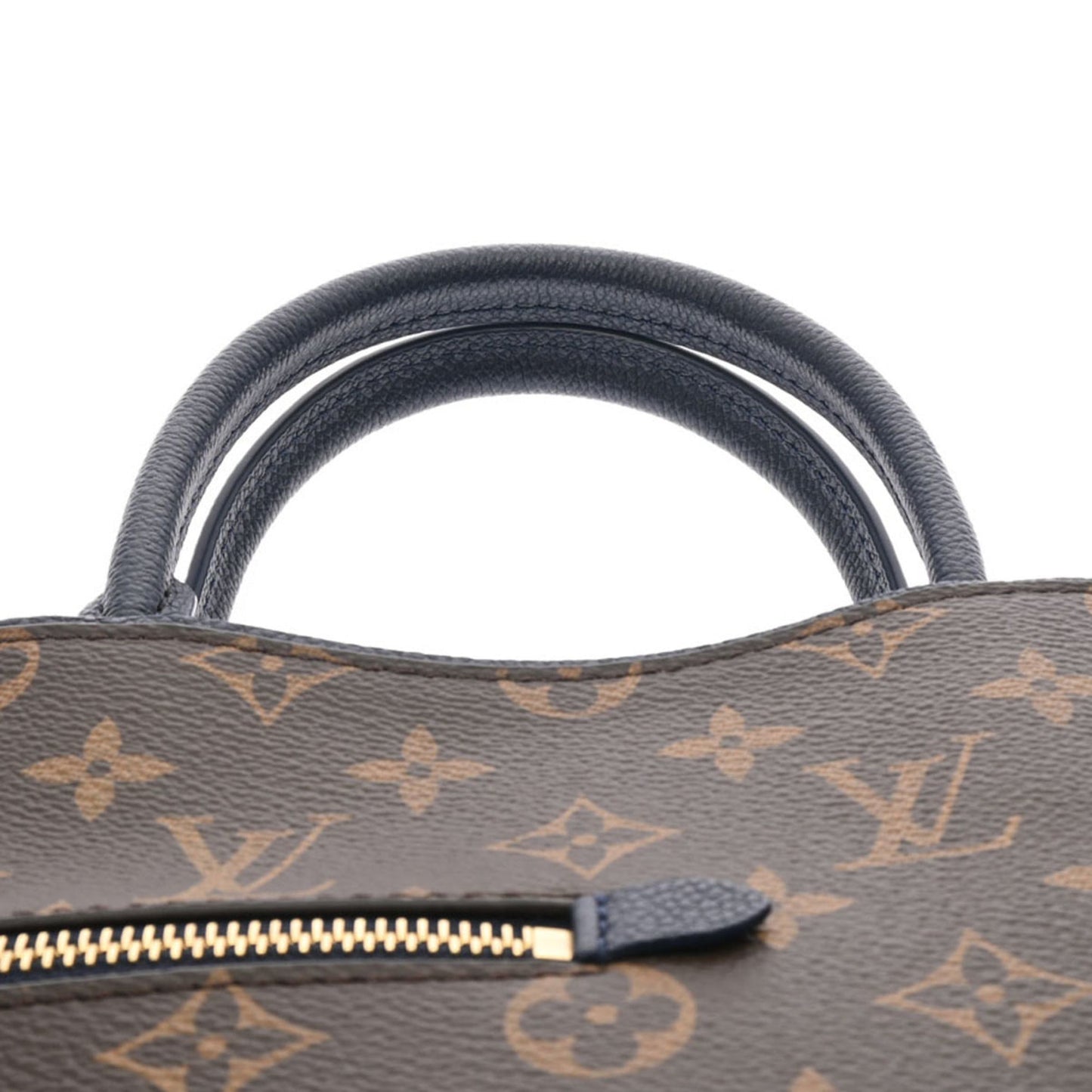 LOUIS VUITTON Monogram Popincourt PM Marine M43434 Women's Canvas Handbag
